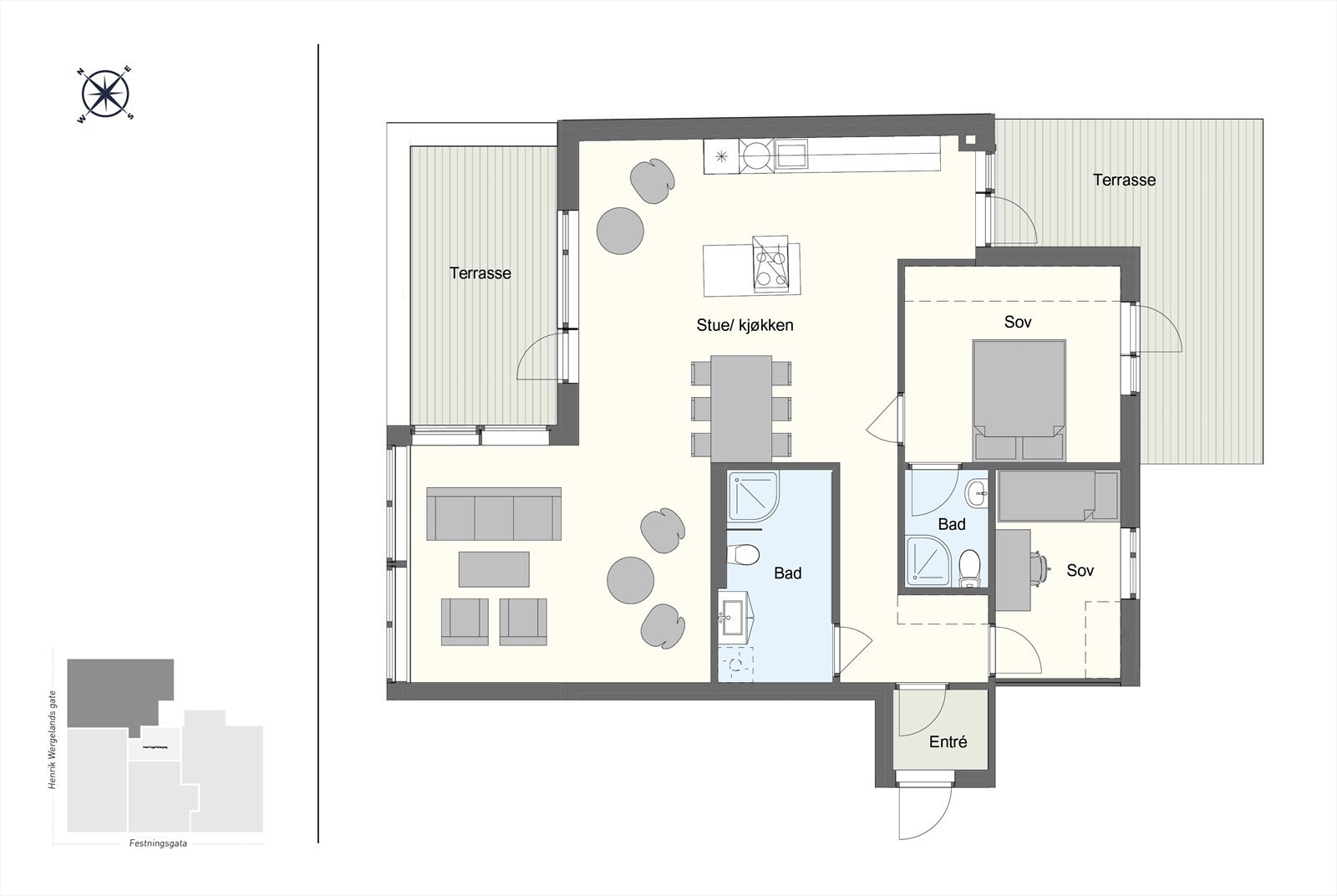 Plantegning Galleribilde