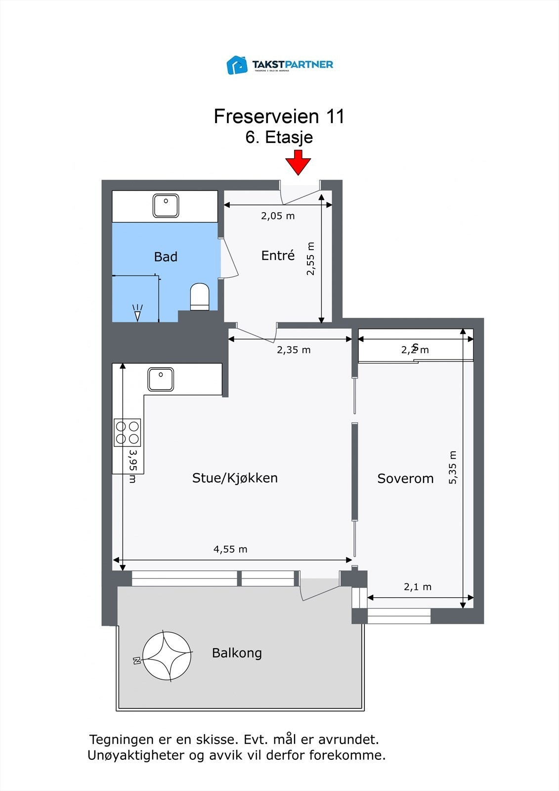 Plantegning Galleribilde