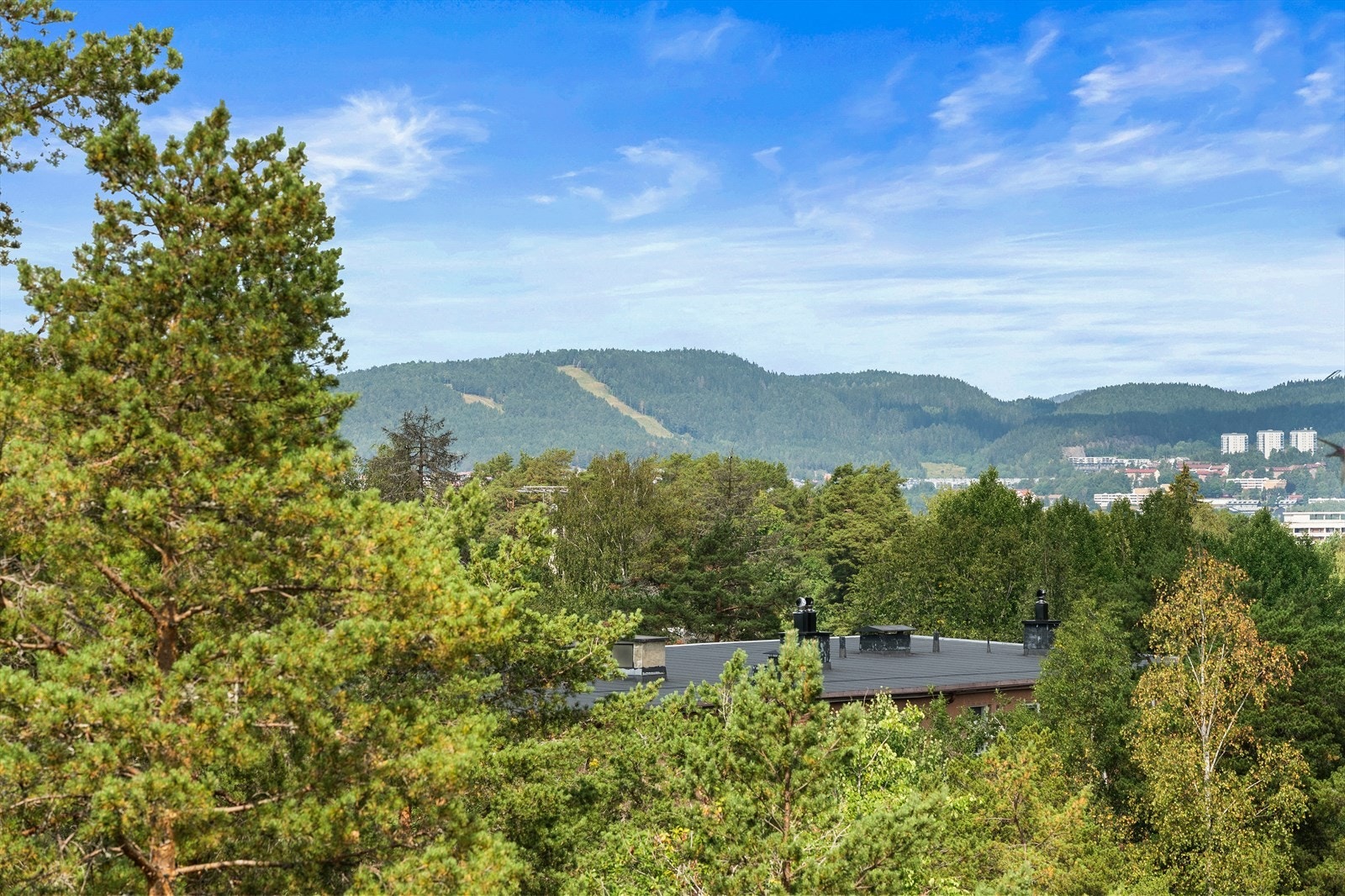 Fritt, åpent og usjenert uten innsyn eller gjenboere. Galleribilde