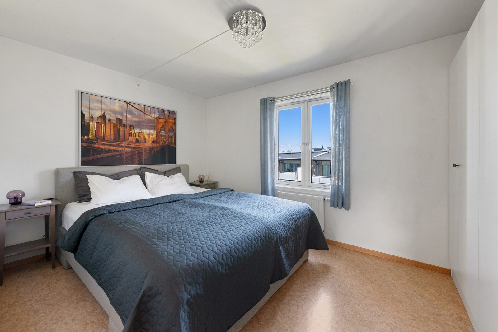 Leiligheten inneholder to gode soverom. Galleribilde