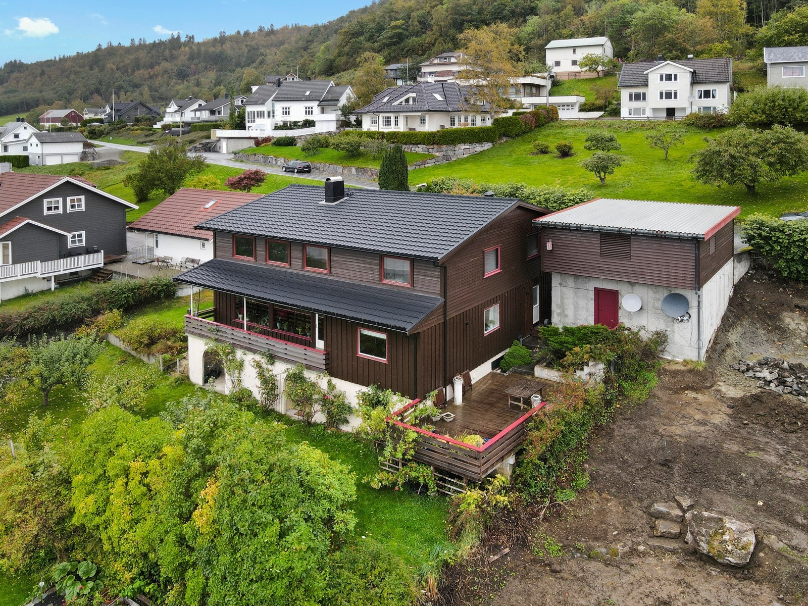 Dronefoto. Galleribilde