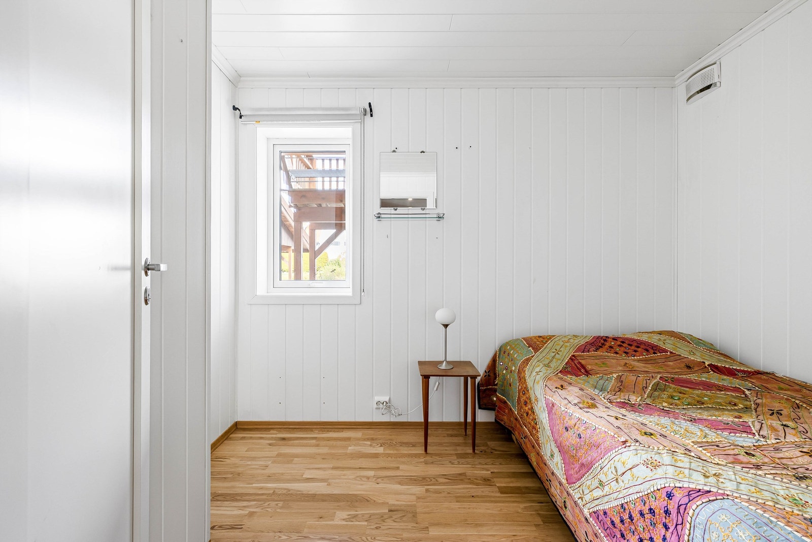 Med nær 6 kvm. er dette soverommet et naturlig gjesteværelse. Galleribilde