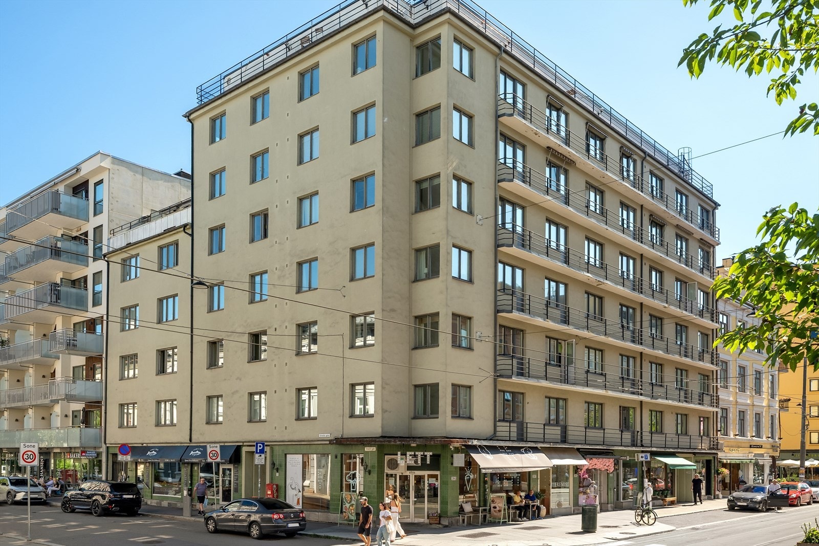 Fasade - Etterspurt og attraktiv beliggenhet sentralt på Majorstuen, med nærhet til alt av byens fasiliteter! Galleribilde