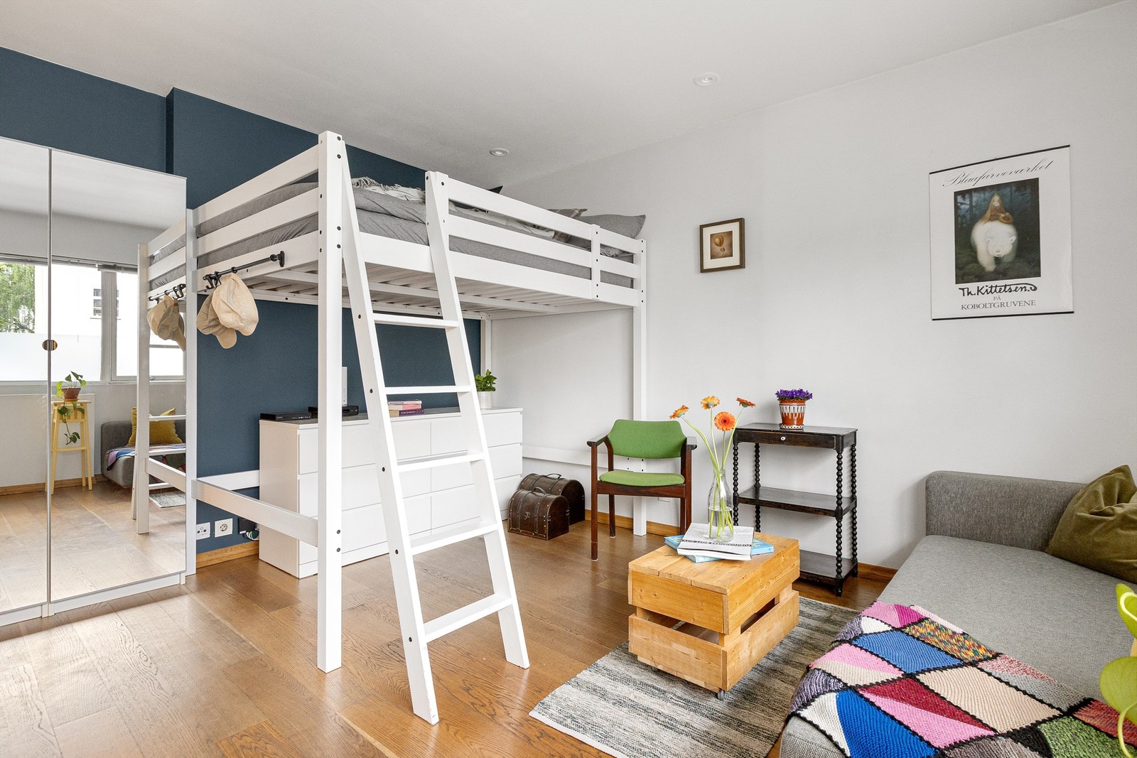Leiligheten har en praktisk planløsning med mulighet for å innrede etter behov. Galleribilde
