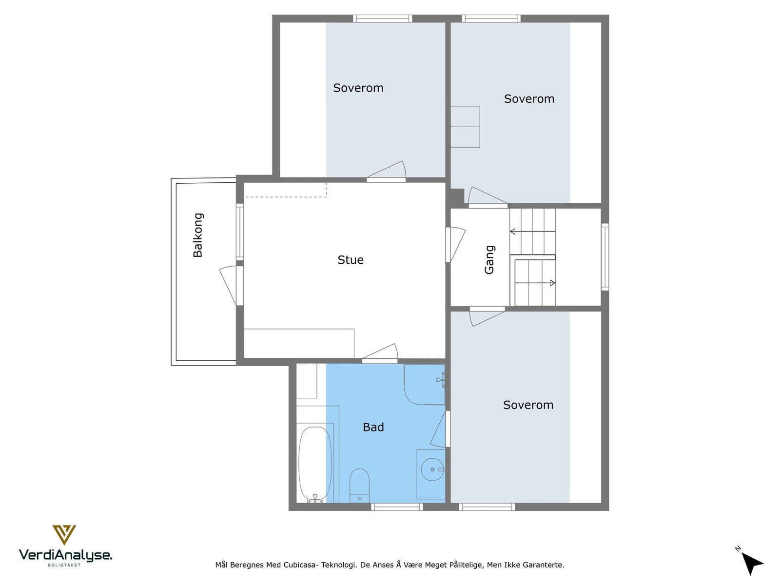 Planskisse 2.etasje Galleribilde