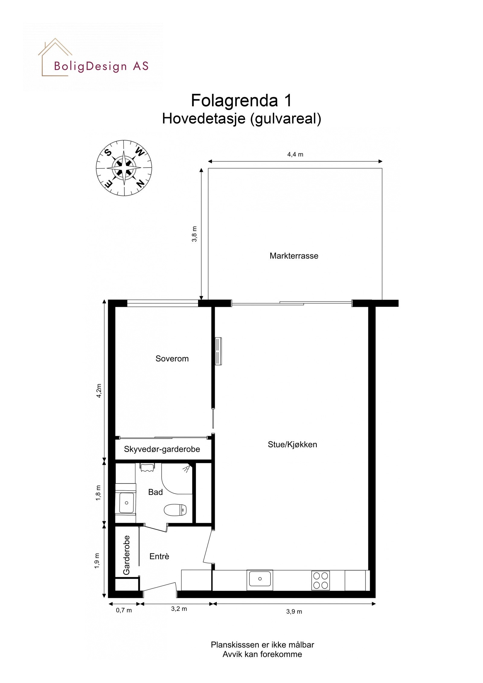 Plantegning Galleribilde