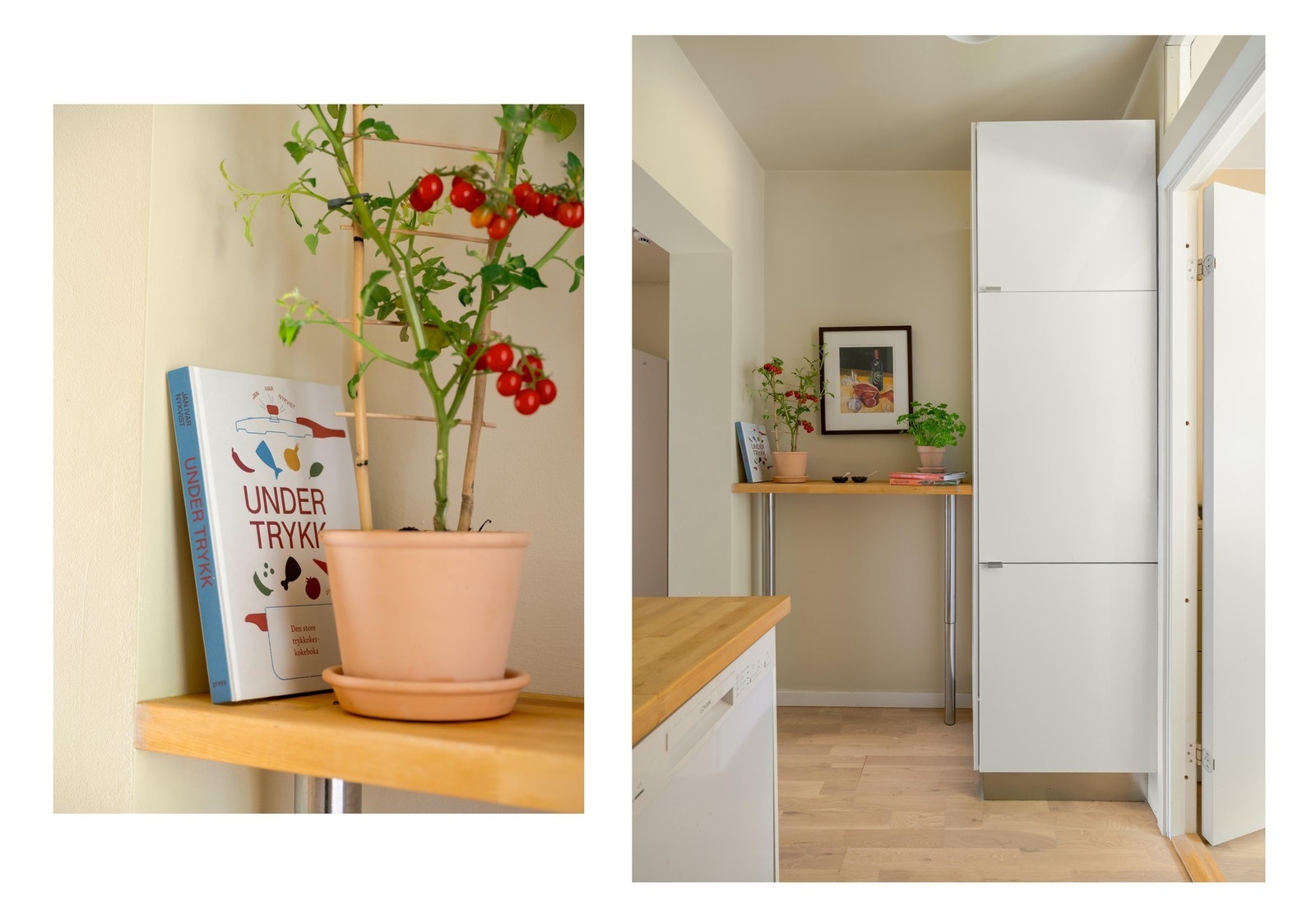 Her kan man ha en barkrakk, som gir muligheter til en koselig frokostplass. Galleribilde