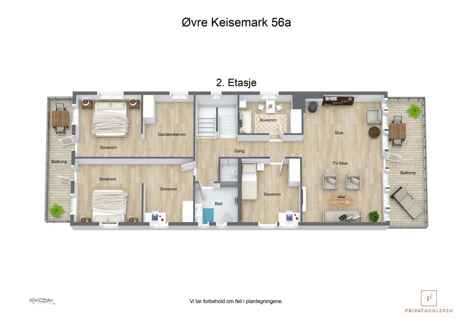 Plantegning 2. etasje Galleribilde