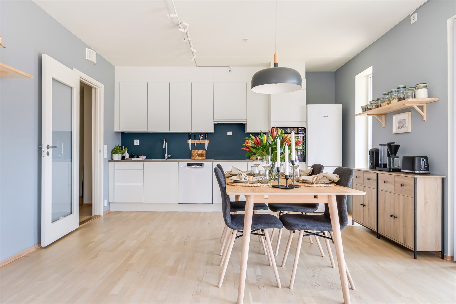 Leiligheten har balansert ventilasjon som bidrar til et godt inneklima Galleribilde