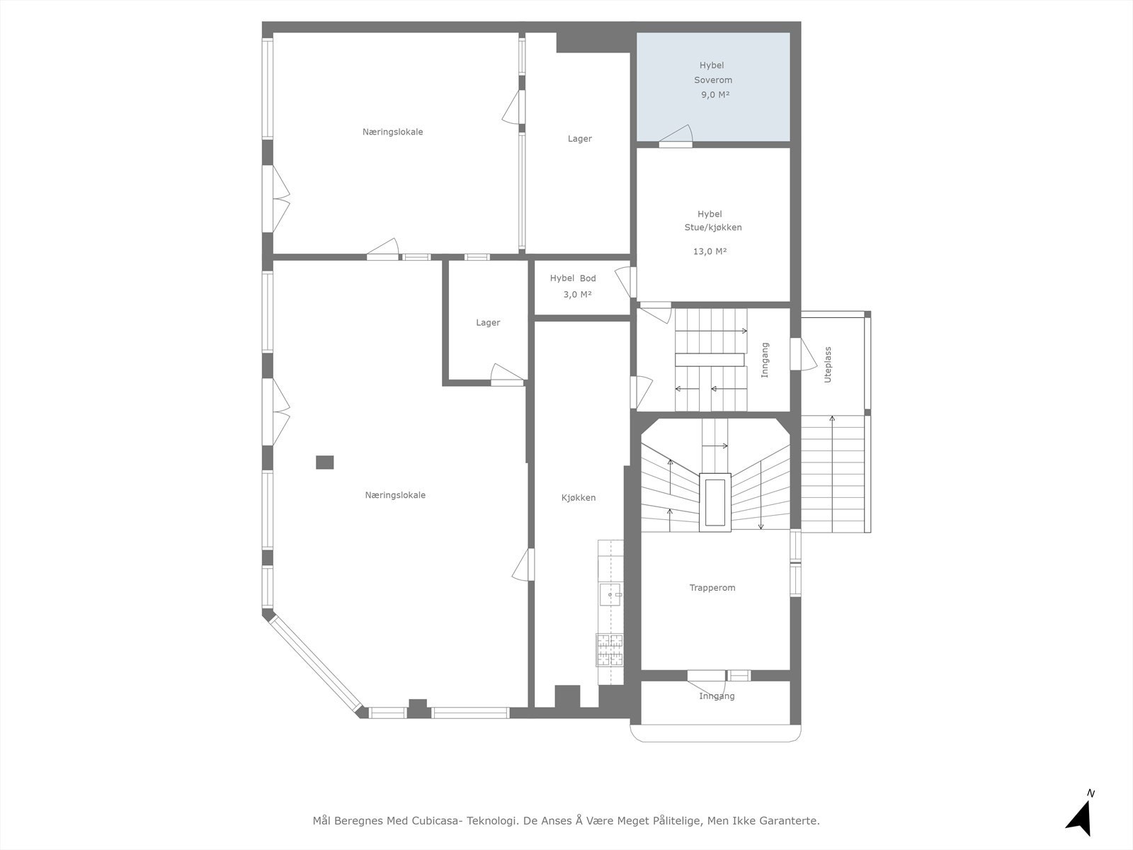 Planskisse 1.etasje Galleribilde