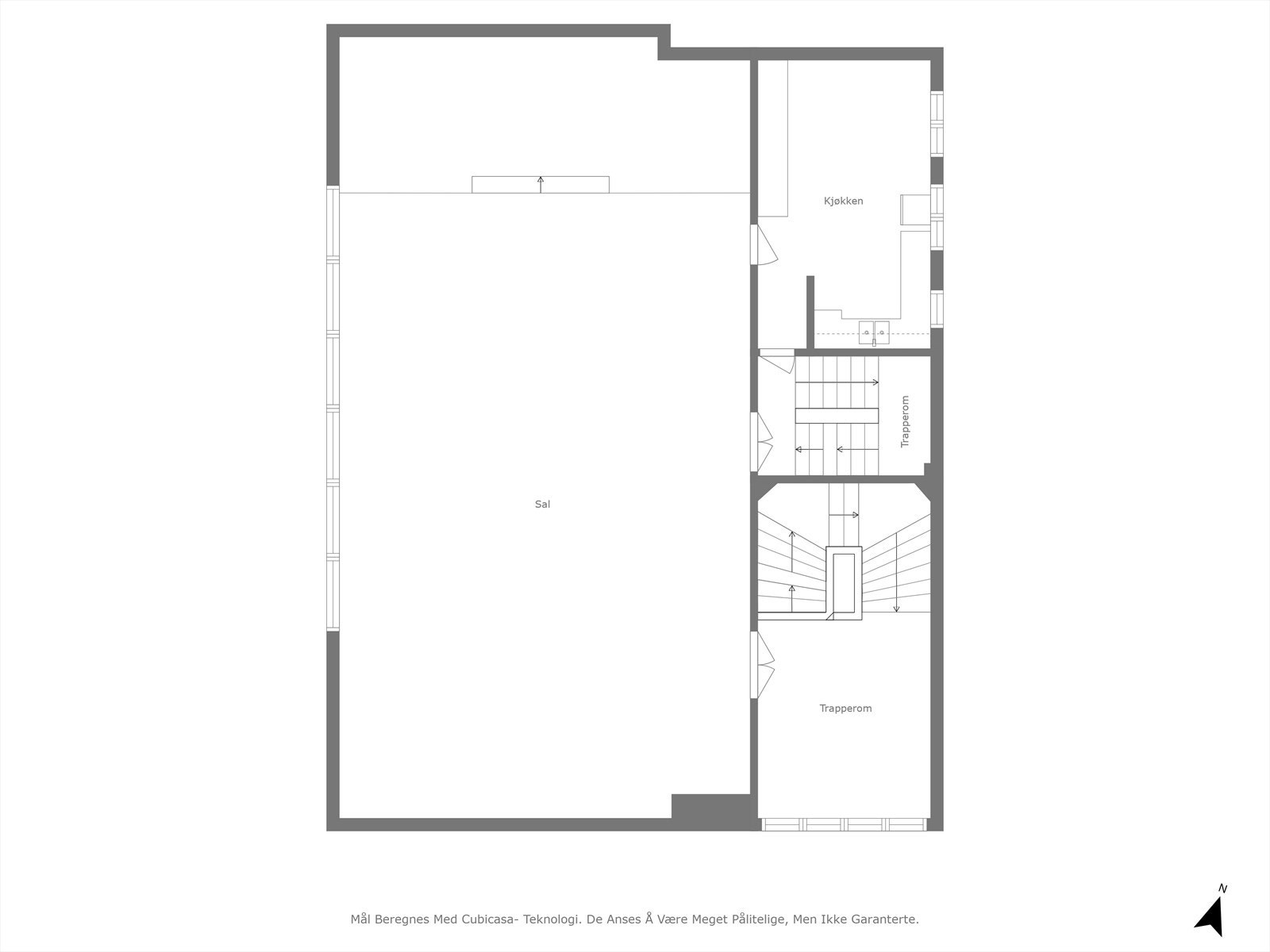 Planskisse 2. etasje Galleribilde