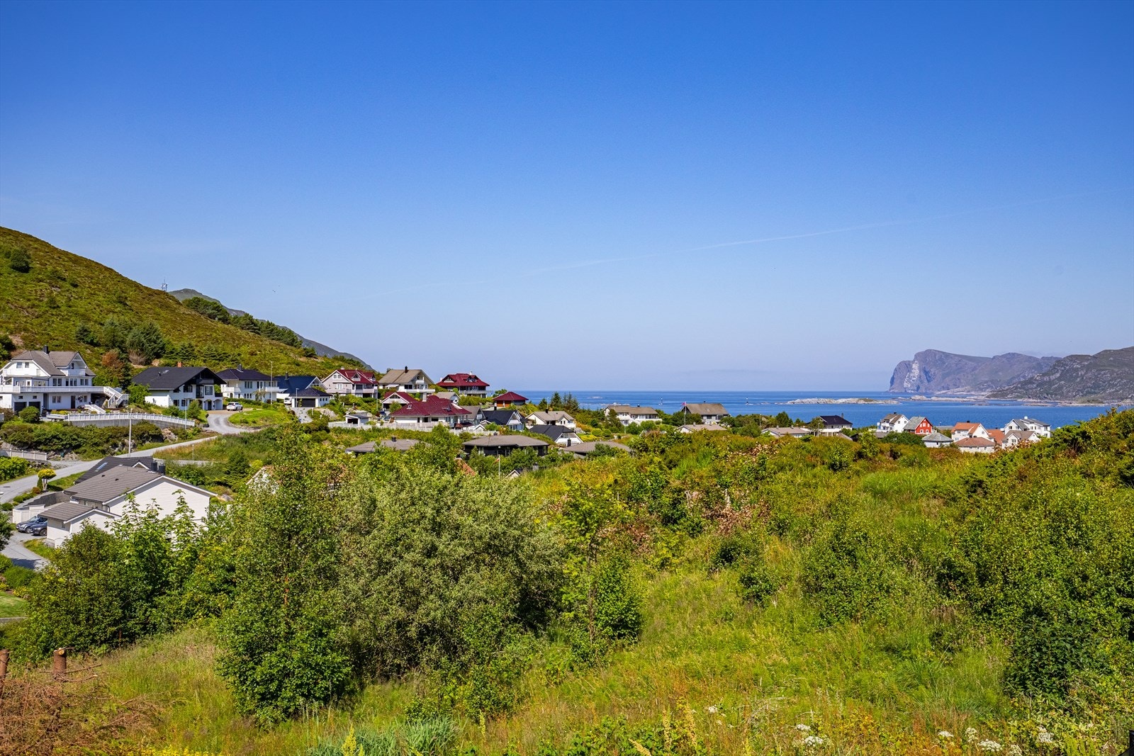 Flott utsikt fra altanen Galleribilde