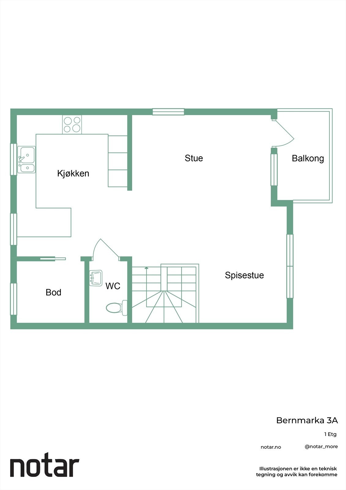 Plantegning hovedetasje Galleribilde