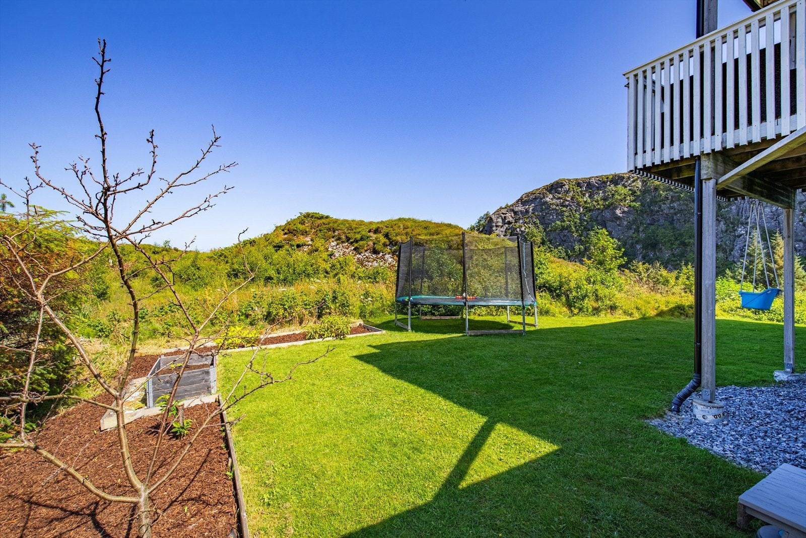 Pent hageområde Galleribilde