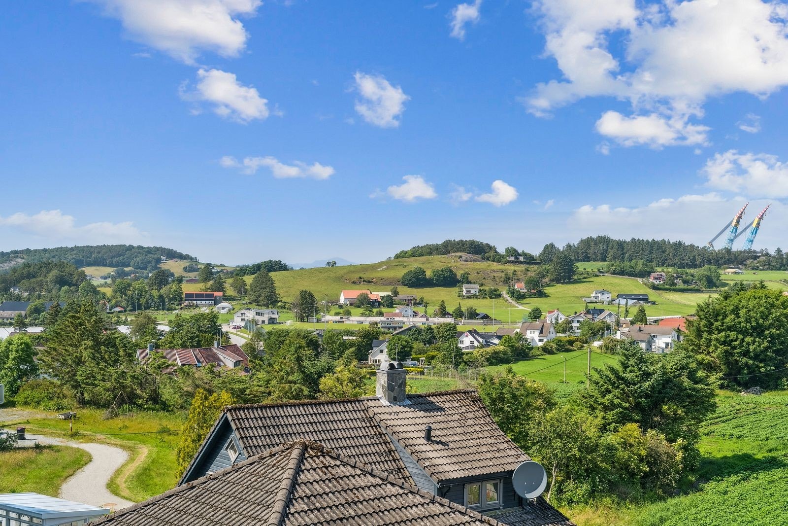 Flott utsikt Galleribilde