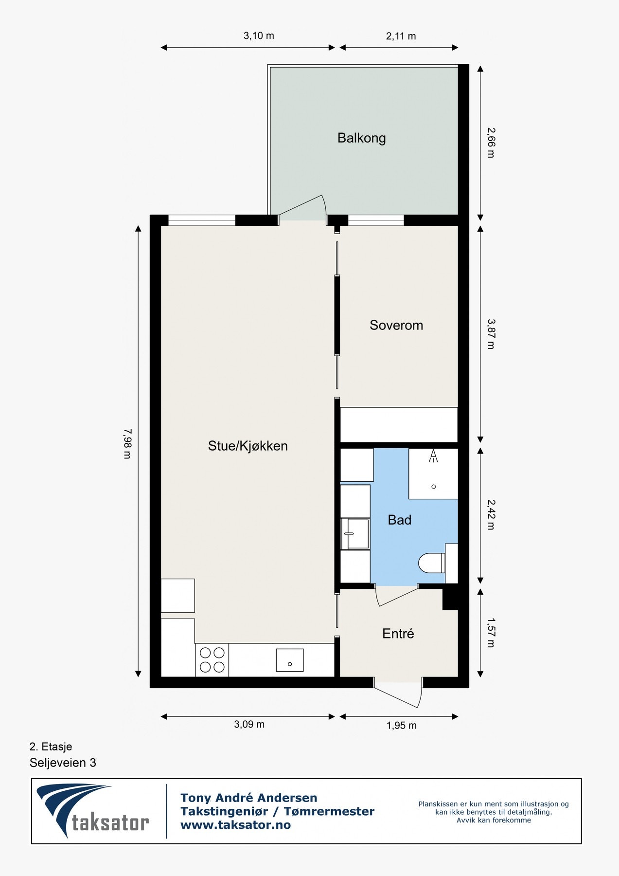 Plantegning Galleribilde