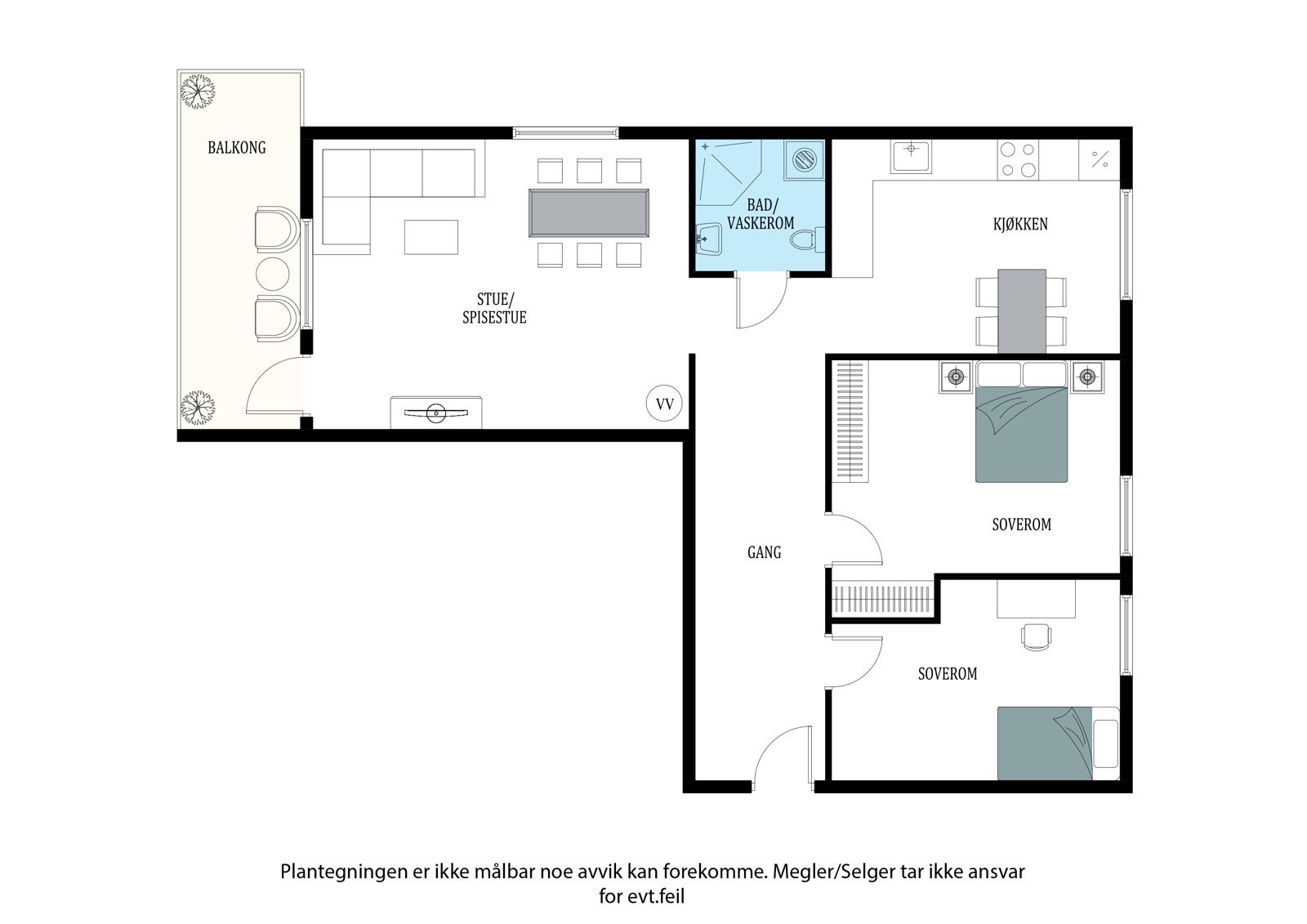 Plantegning Galleribilde