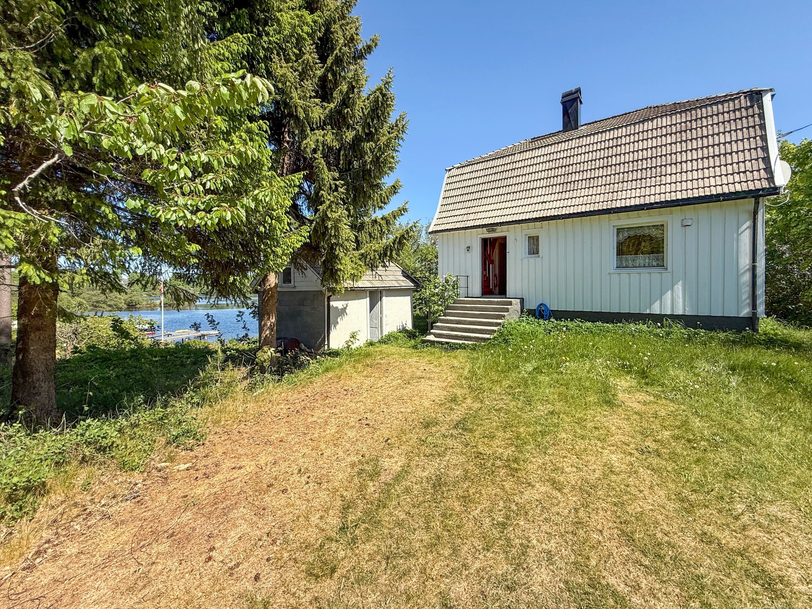 Plen forran boligen Galleribilde