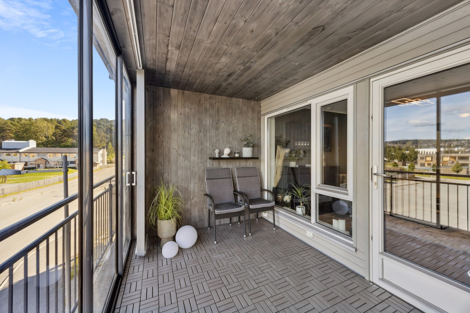 Her er det god plass til å innrede med bl.a. utemøbler og eksempelvis grill. Galleribilde