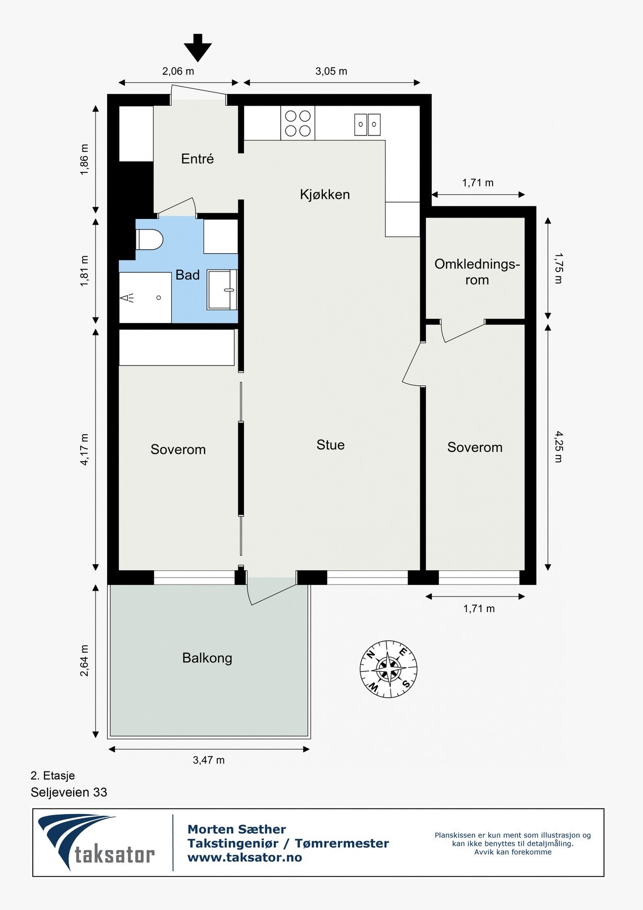 Plantegning Galleribilde