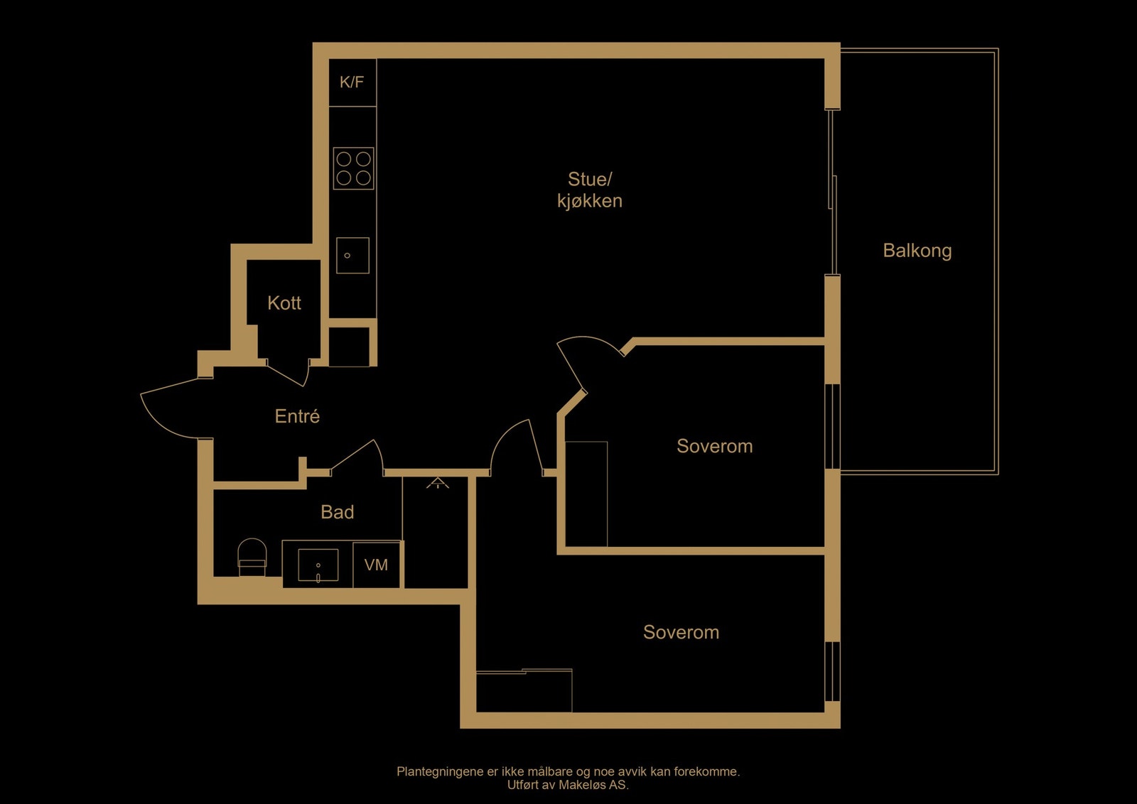 Plantegning - illustrasjon, avvik kan forekomme Galleribilde