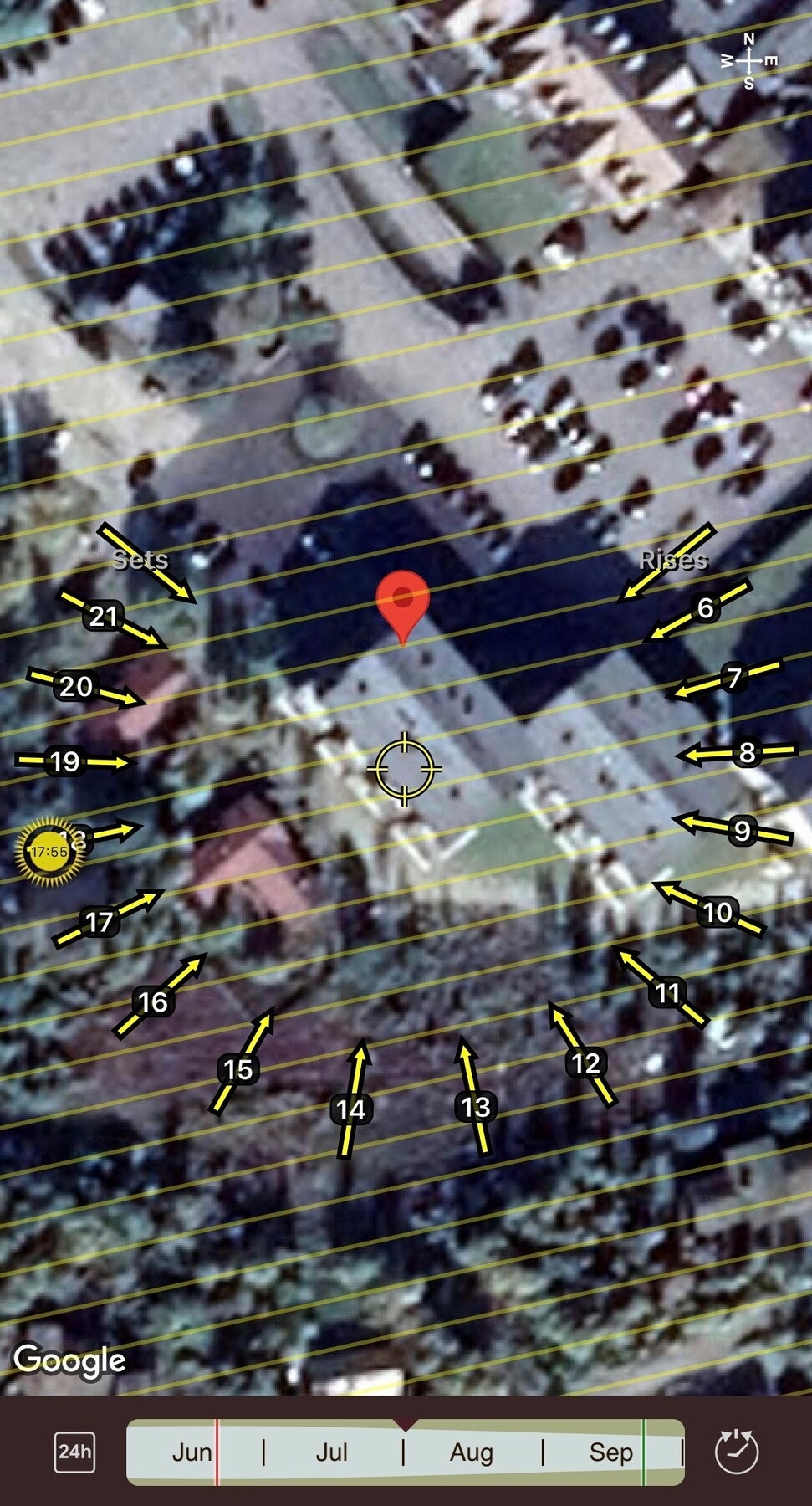 Solforhold tidlig august Galleribilde