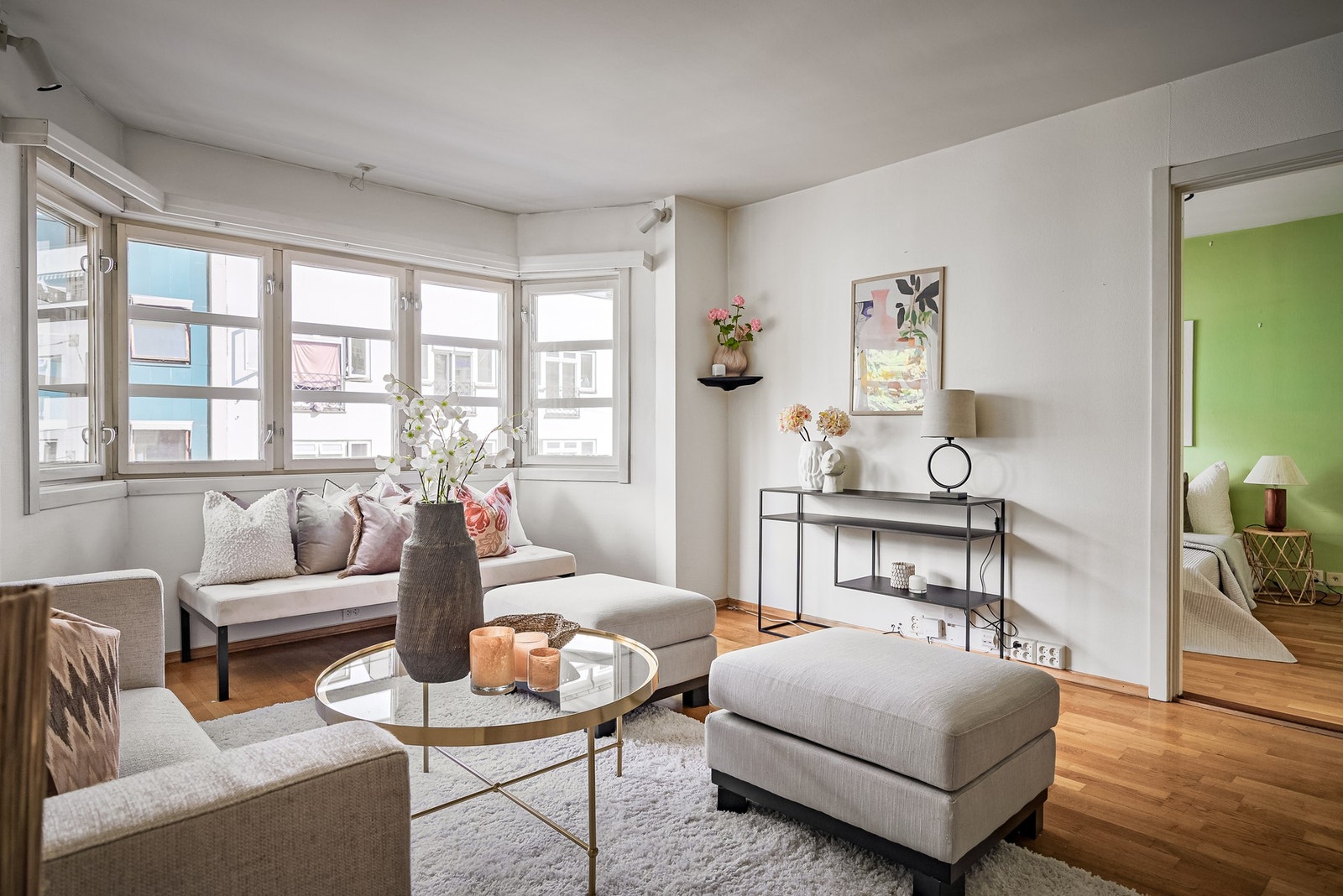 Adkomst til soverommet fra stuen. Galleribilde