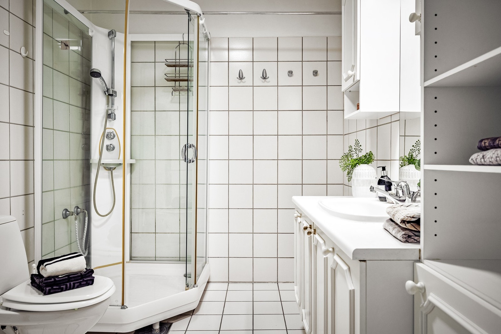 Helfliset baderom fra byggeåret. Galleribilde