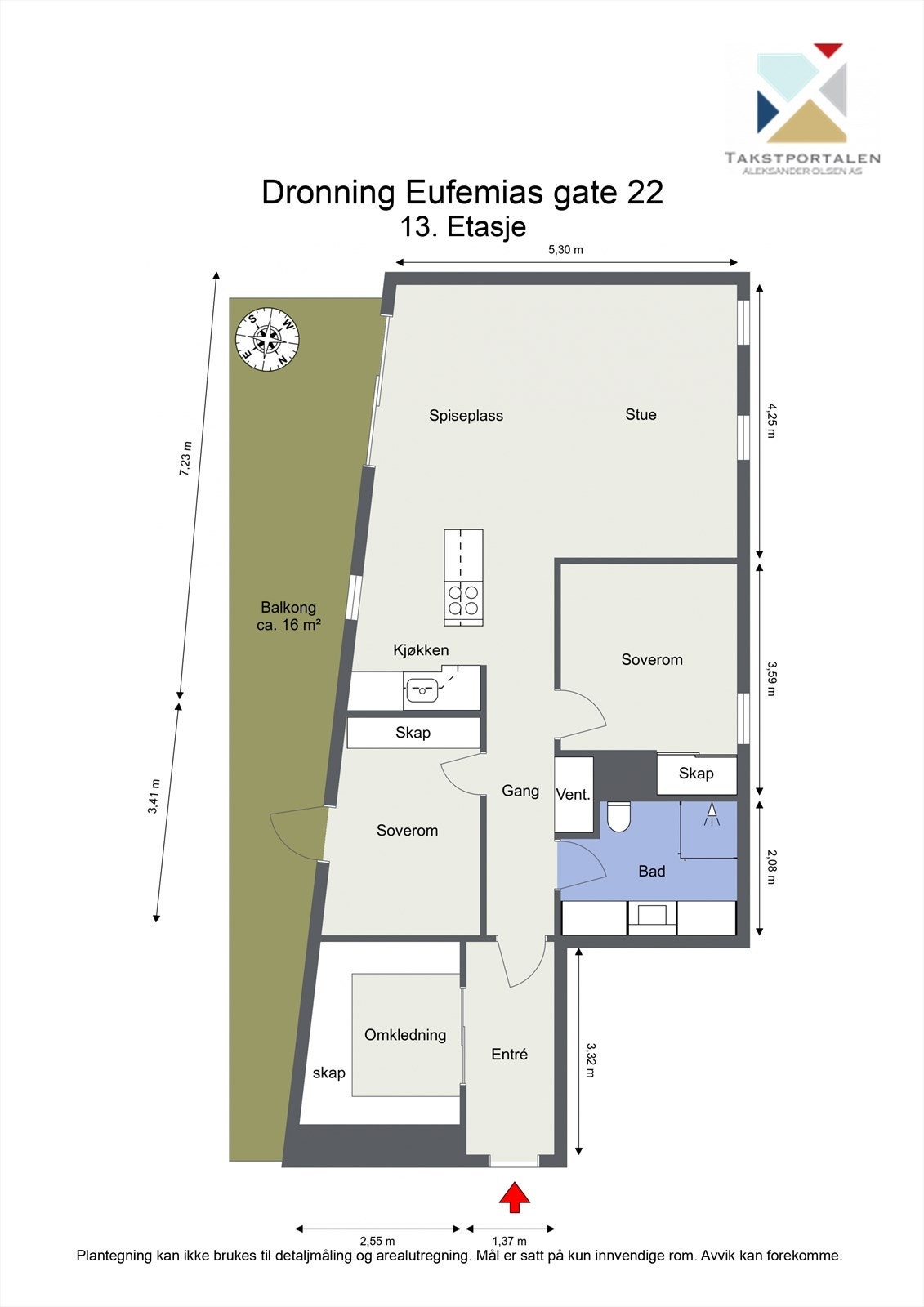 Plantegning Galleribilde