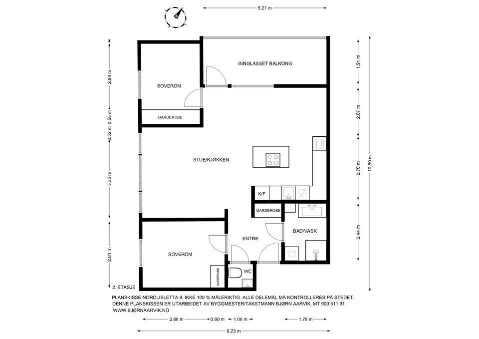 plantegning Galleribilde