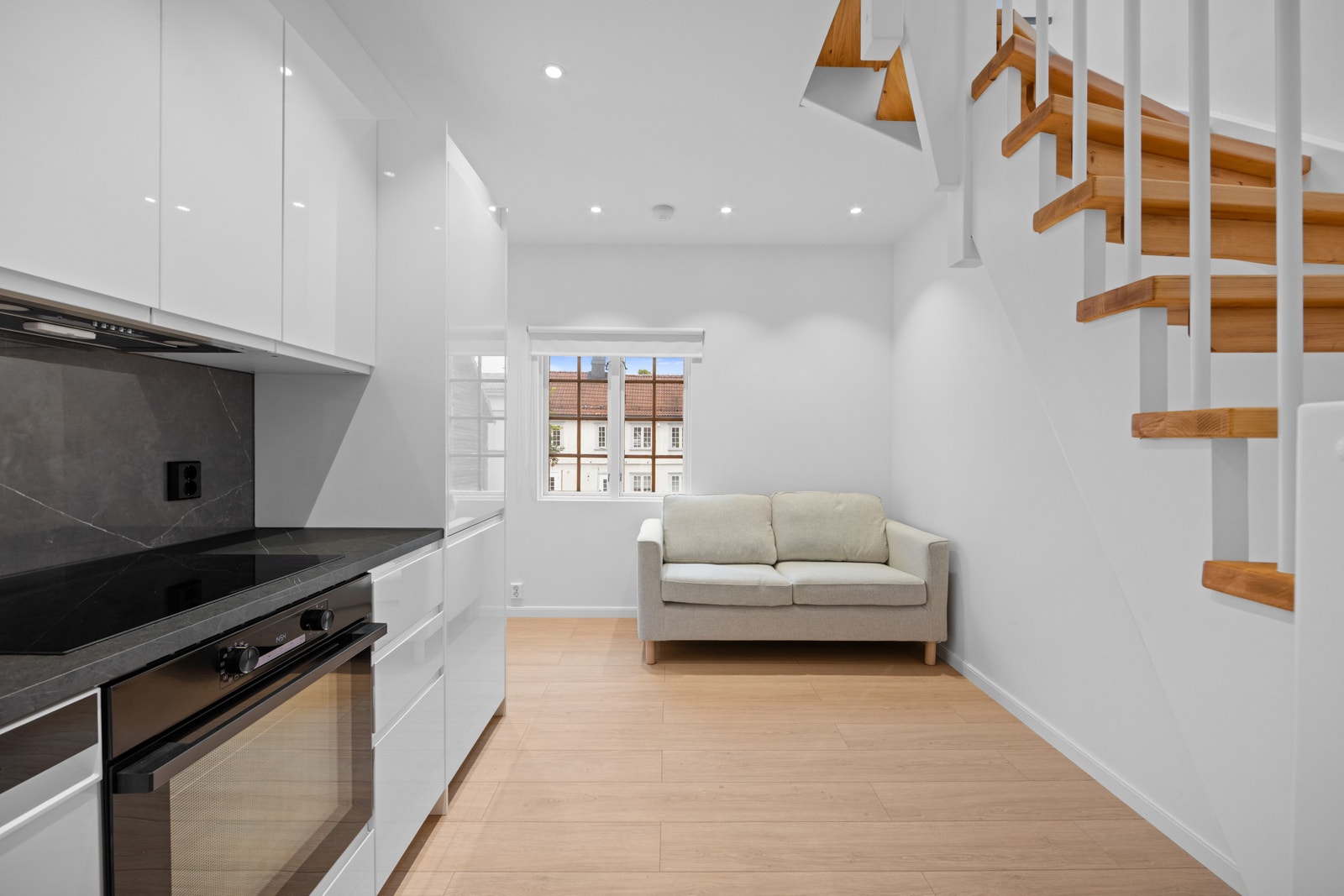 Åpen stue / kjøkken-løsning Galleribilde