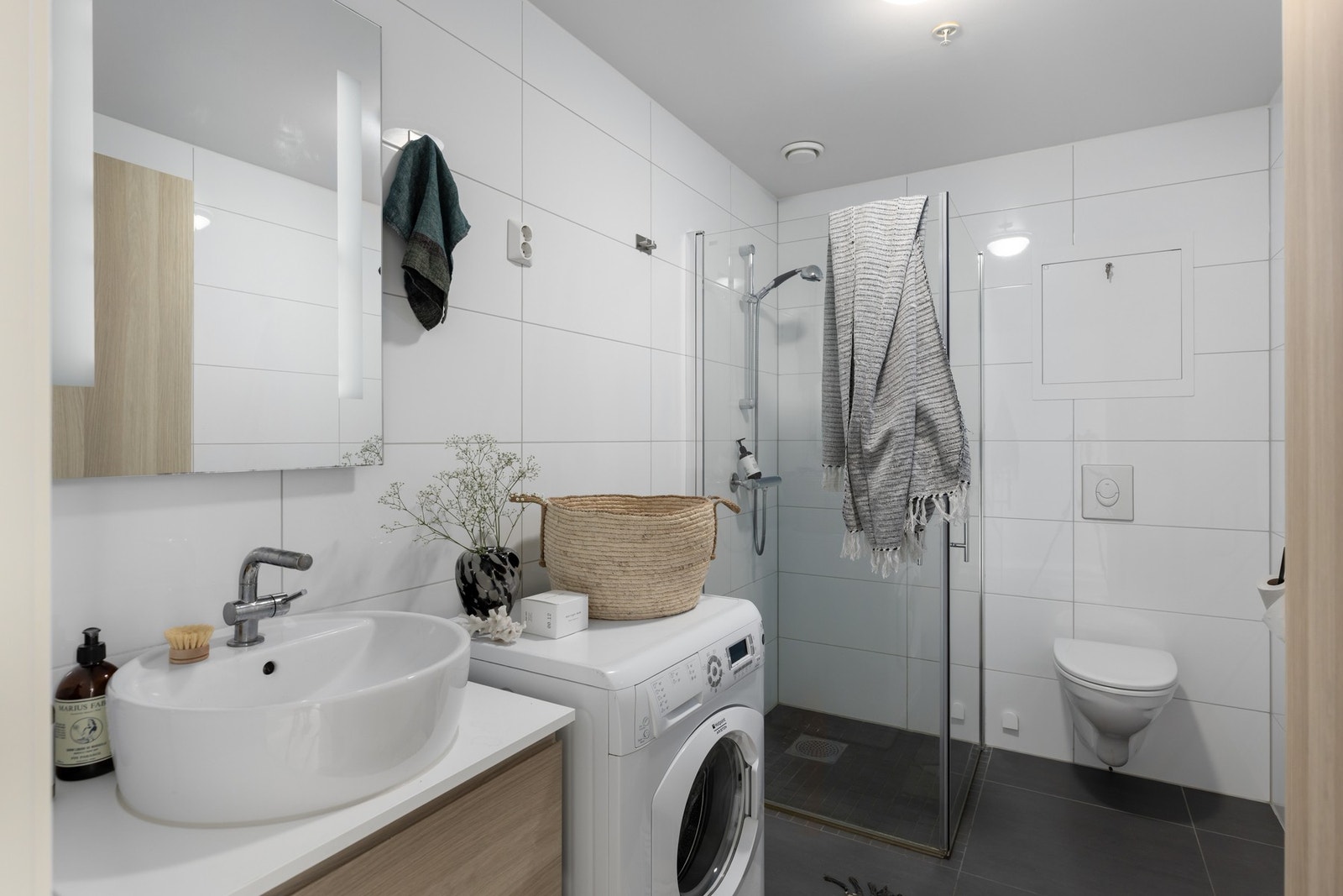 Delikat flislagt bad fra 2013. Galleribilde