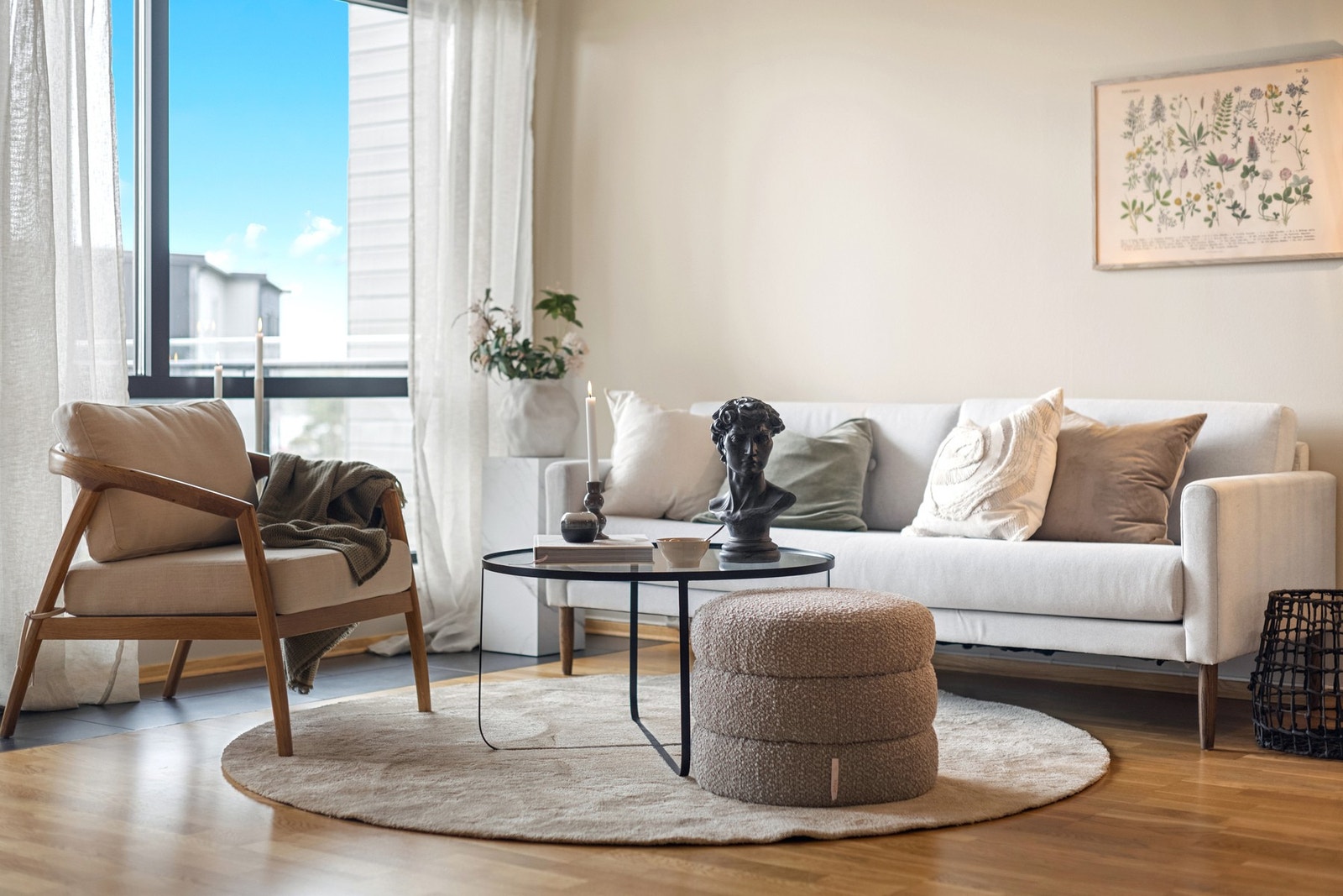 Boligen varmes opp med behagelig vannbåren varme. Galleribilde