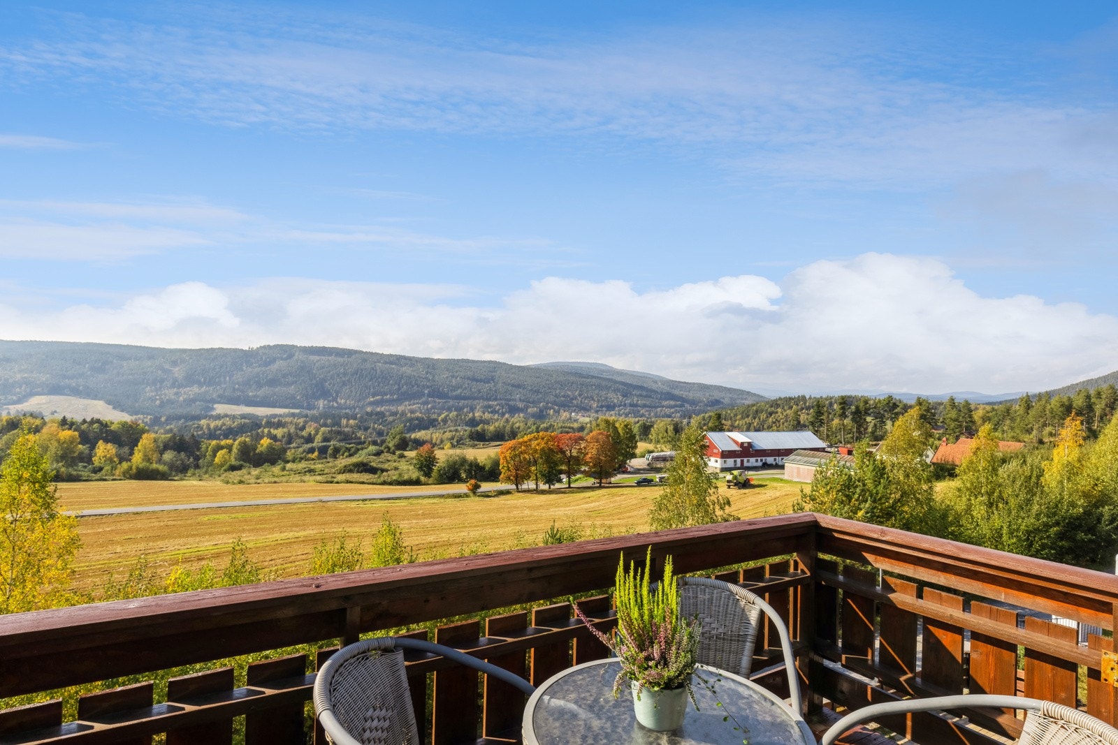 Balkongen byr på en fantastisk utsikt. Galleribilde