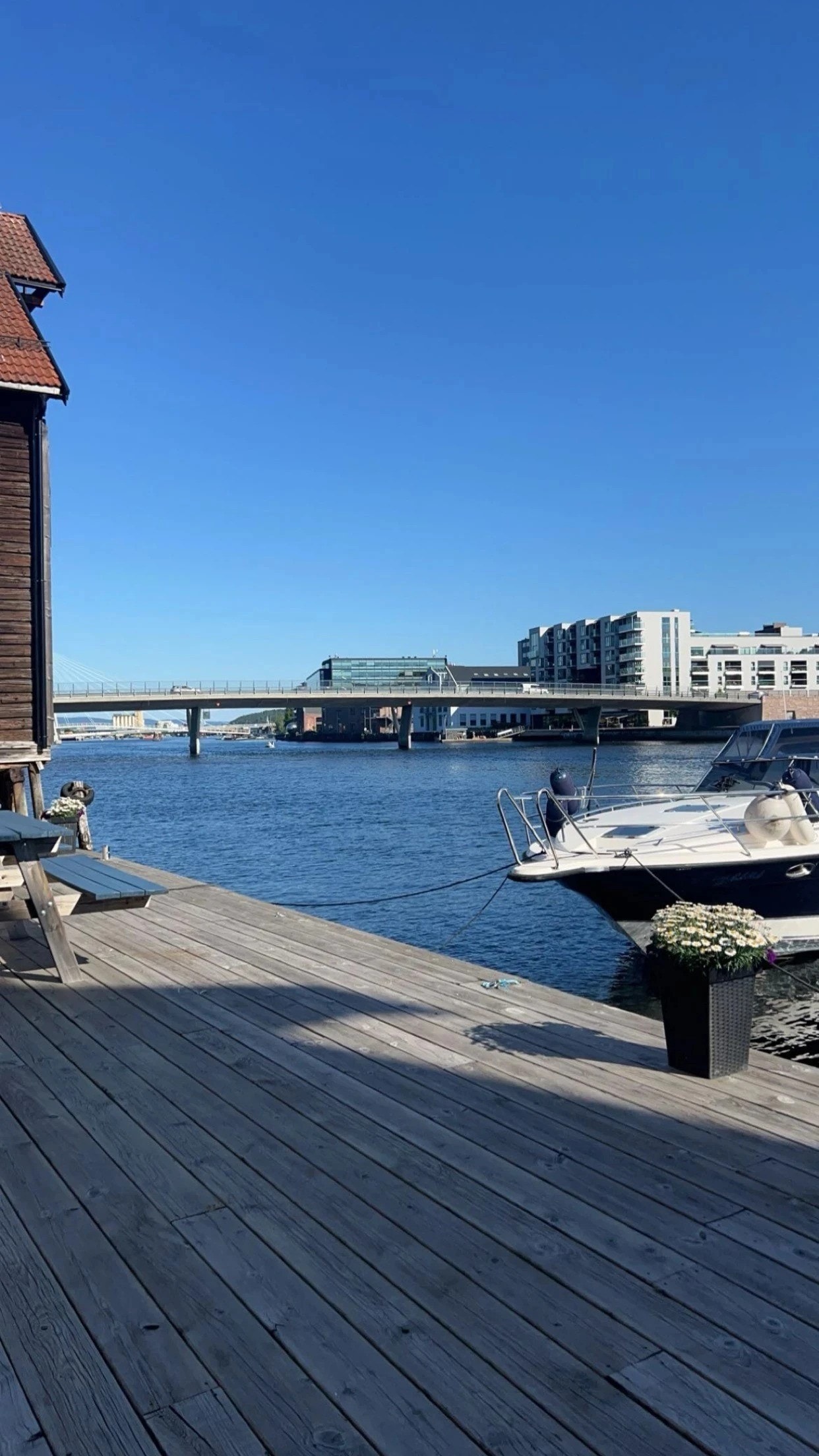 Privat brygge med båtplass. Galleribilde