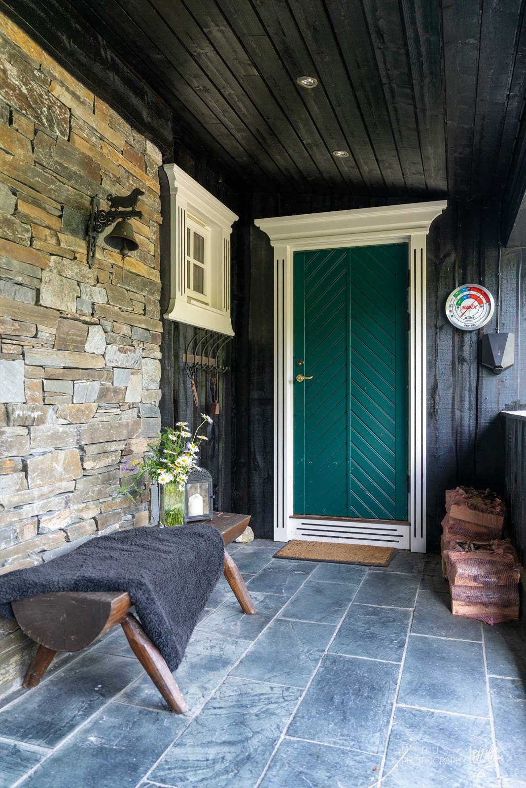 Eget inngangsparti til bodene Galleribilde