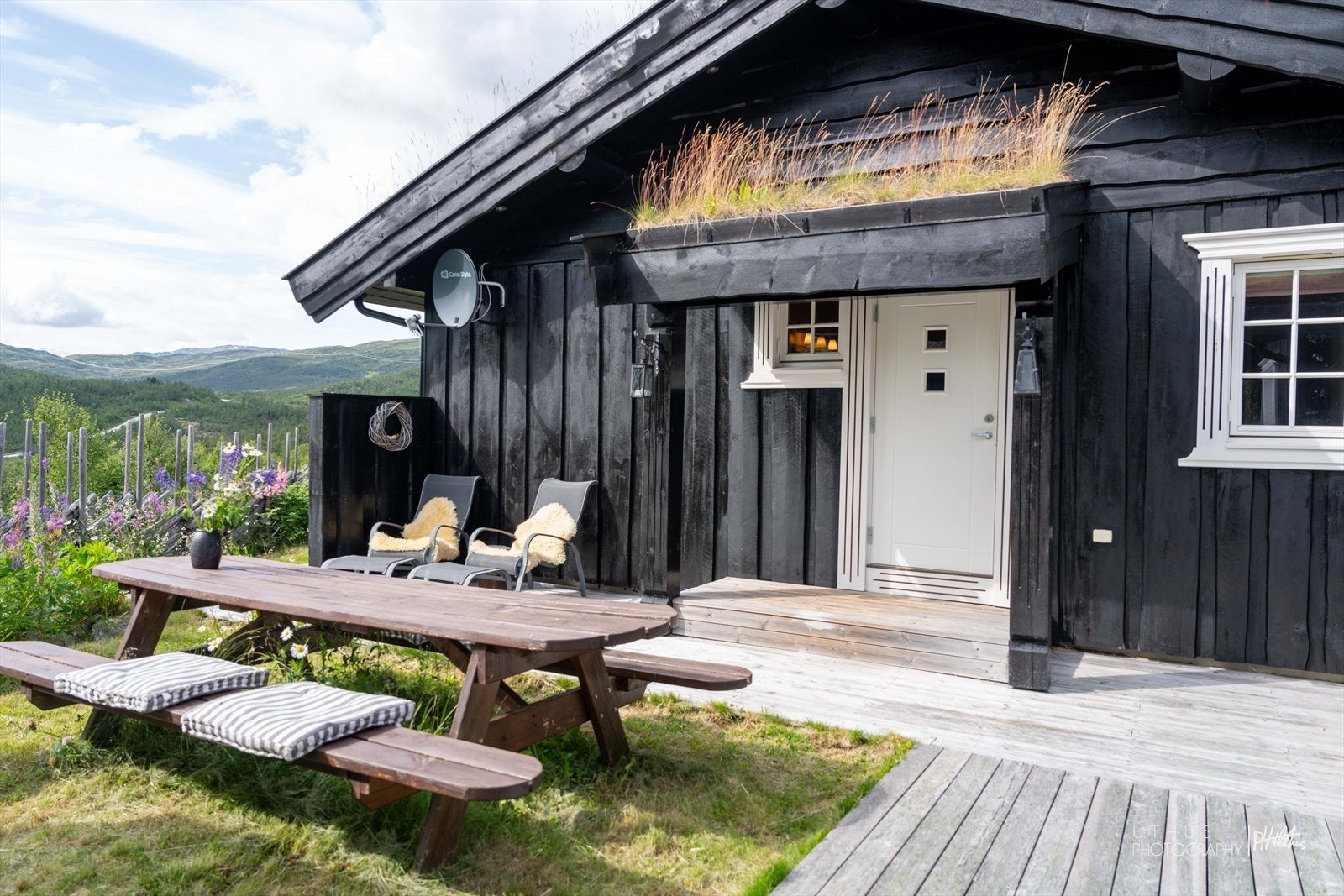 Flott uteplass Galleribilde