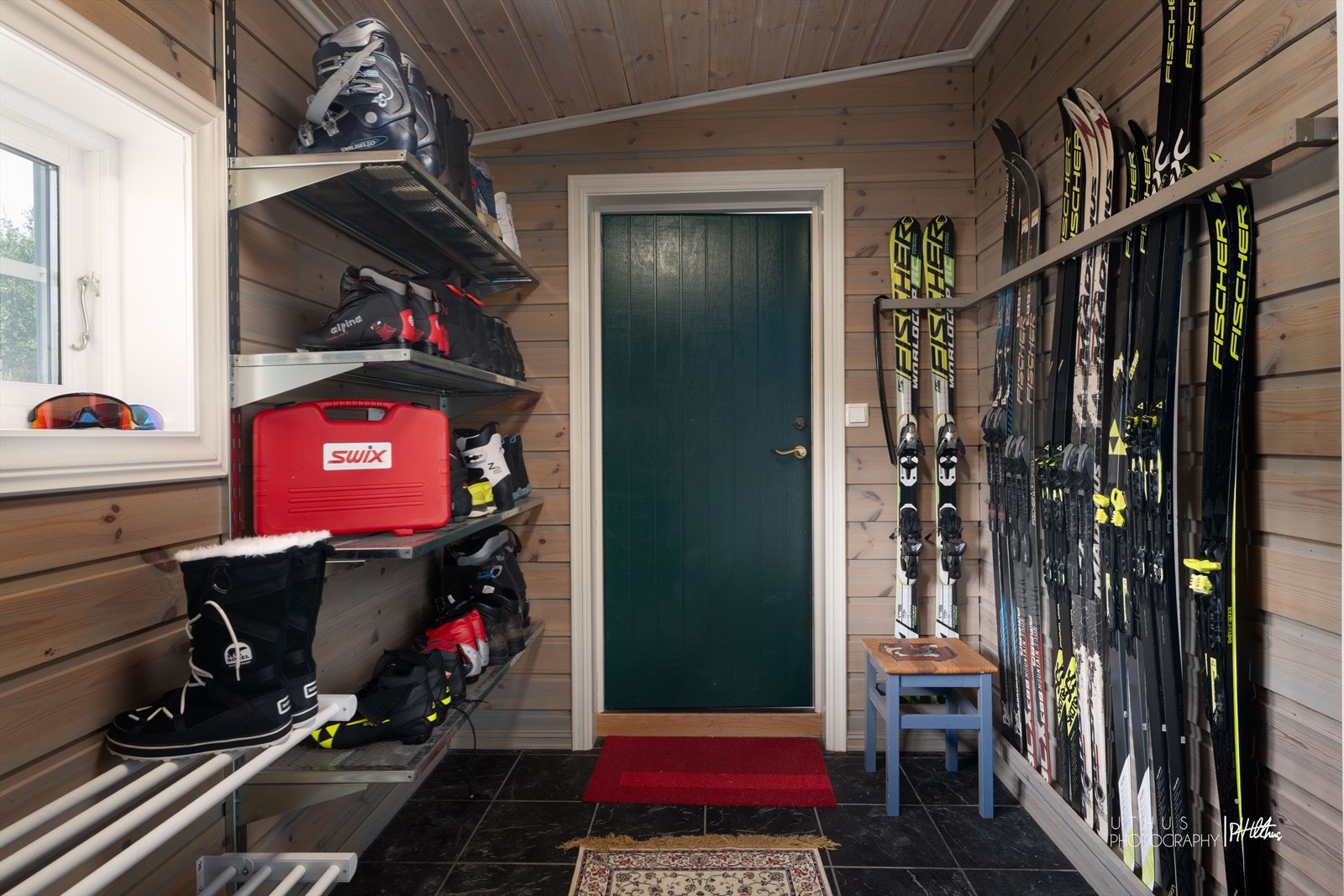 Her har en både gode lagringsmuligheter og praktiske løsninger Galleribilde