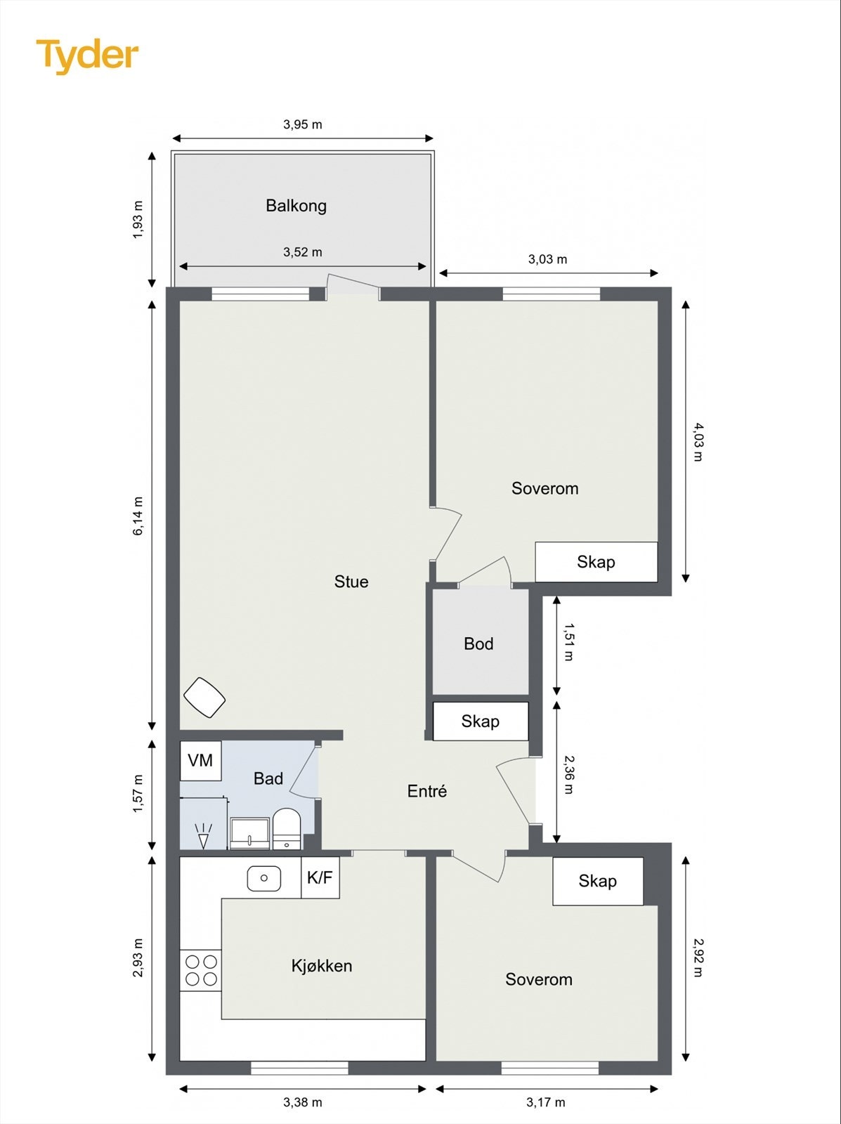 Planskisse Galleribilde