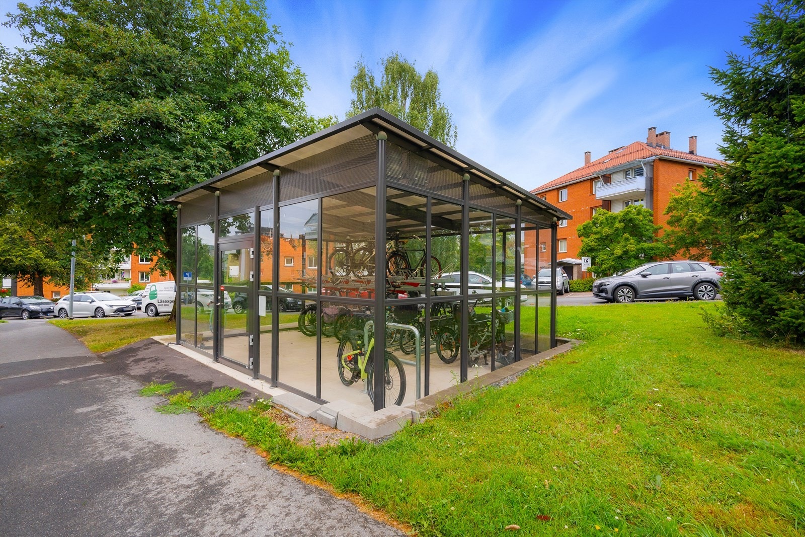 Sykkelparkering Galleribilde