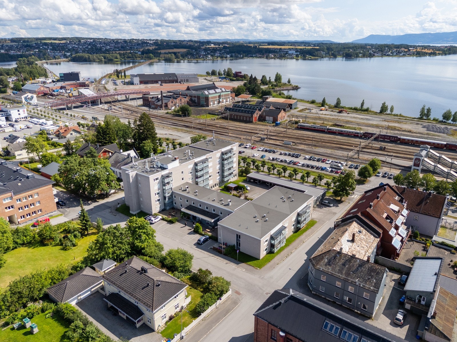 Dronefoto Galleribilde