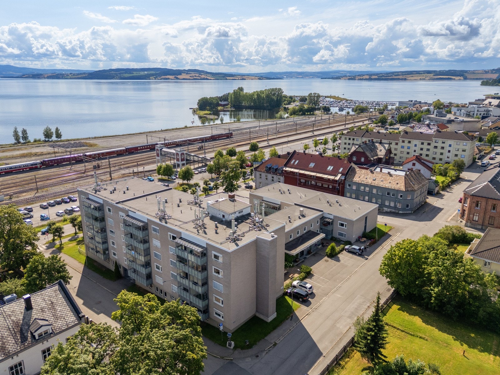 Dronefoto Galleribilde