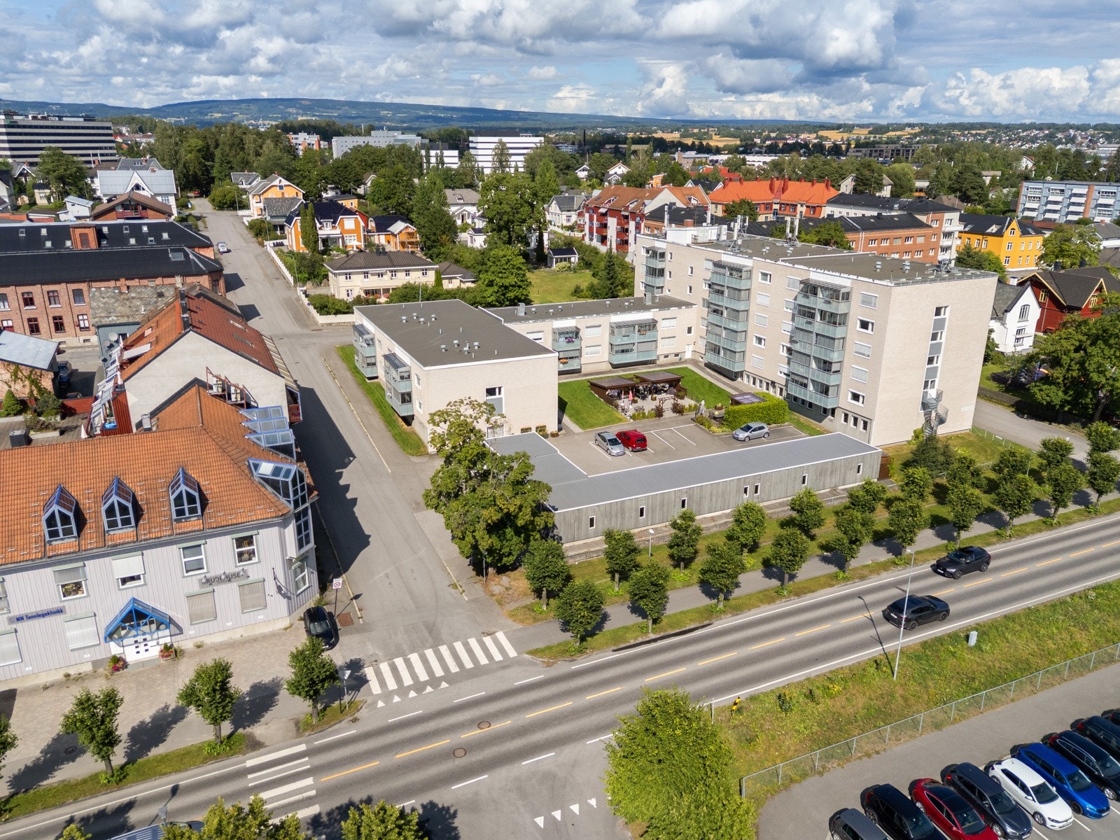 Dronefoto Galleribilde