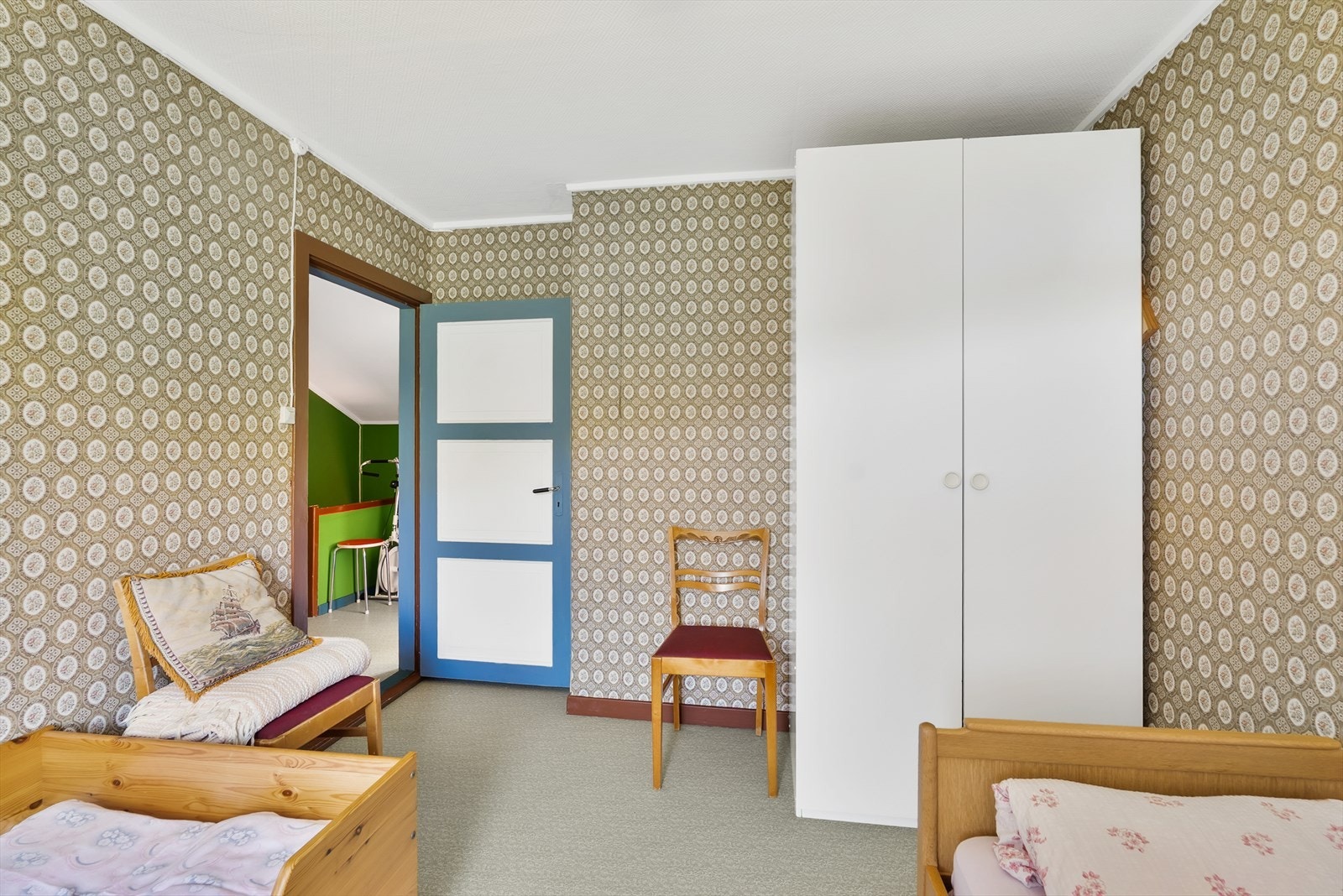 Alle soverommene har en litt eldre stil og standard. Galleribilde