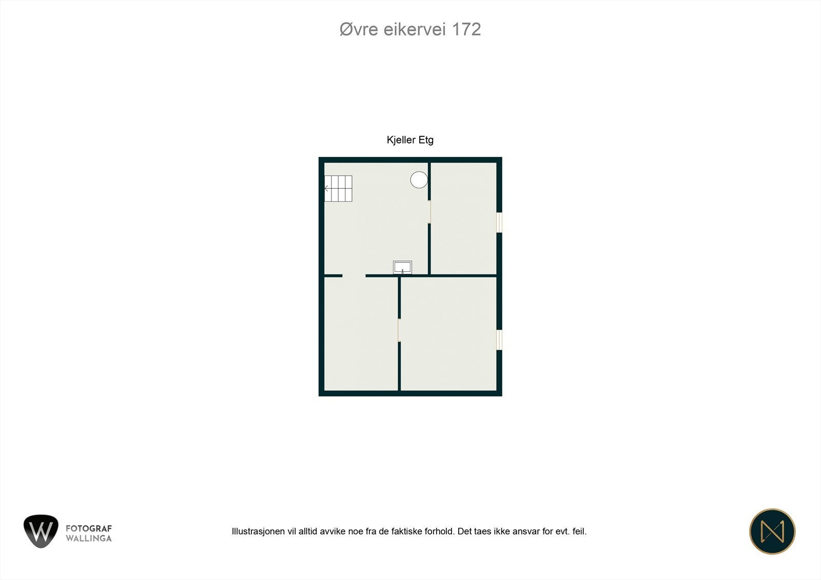 Kjeller plantegning Galleribilde