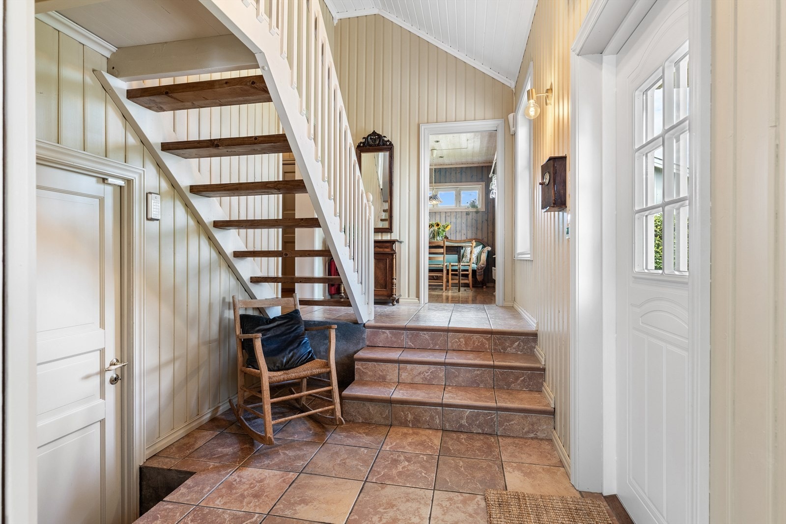 Hyggelig gang ønsker deg velkommen inn Galleribilde