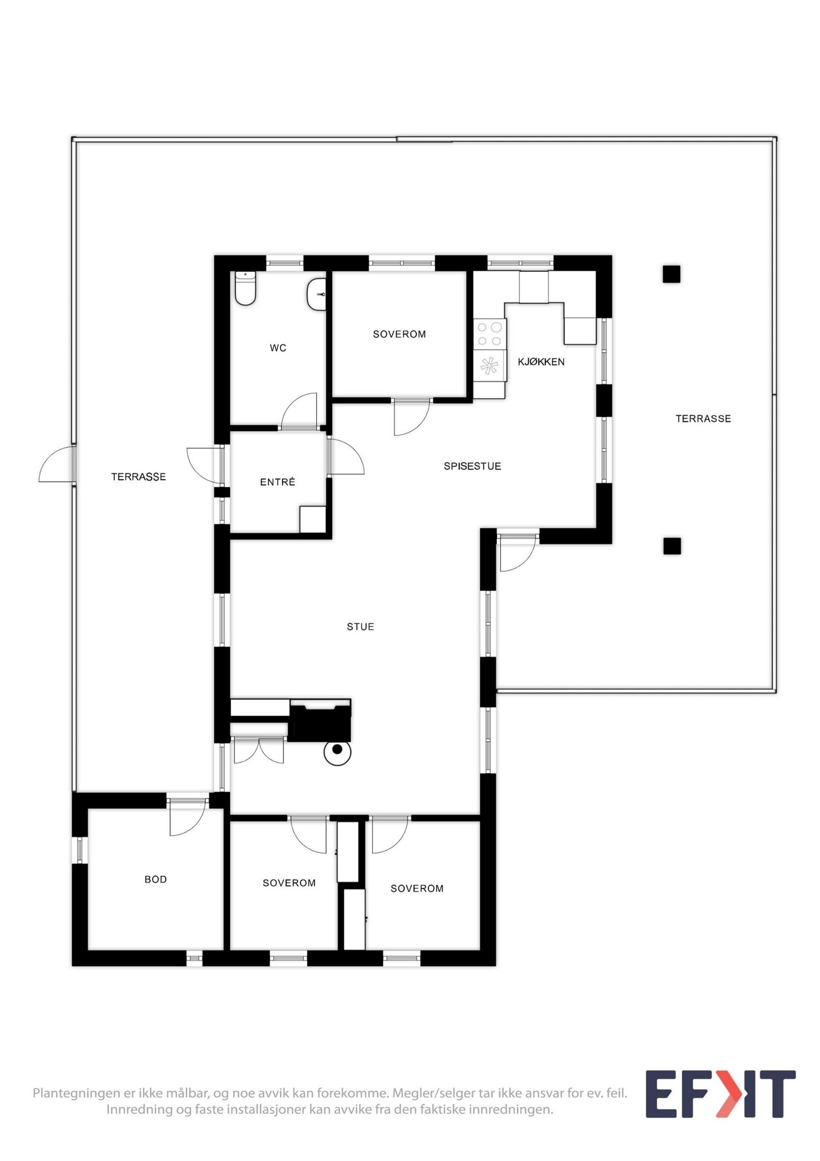 Plantegning Galleribilde