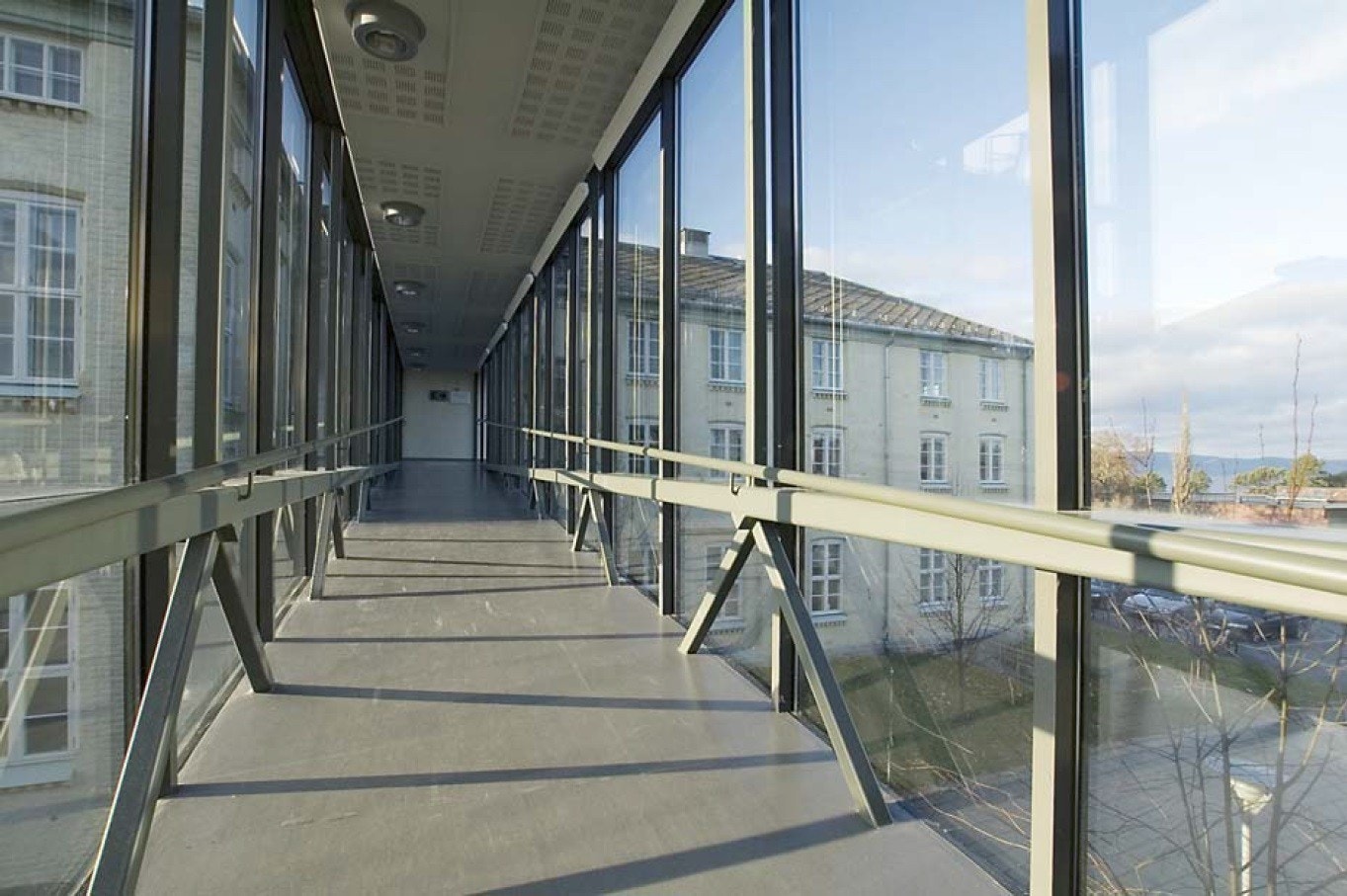 (Arkivbilde) Gangbro mellom bygg B, E og C Galleribilde