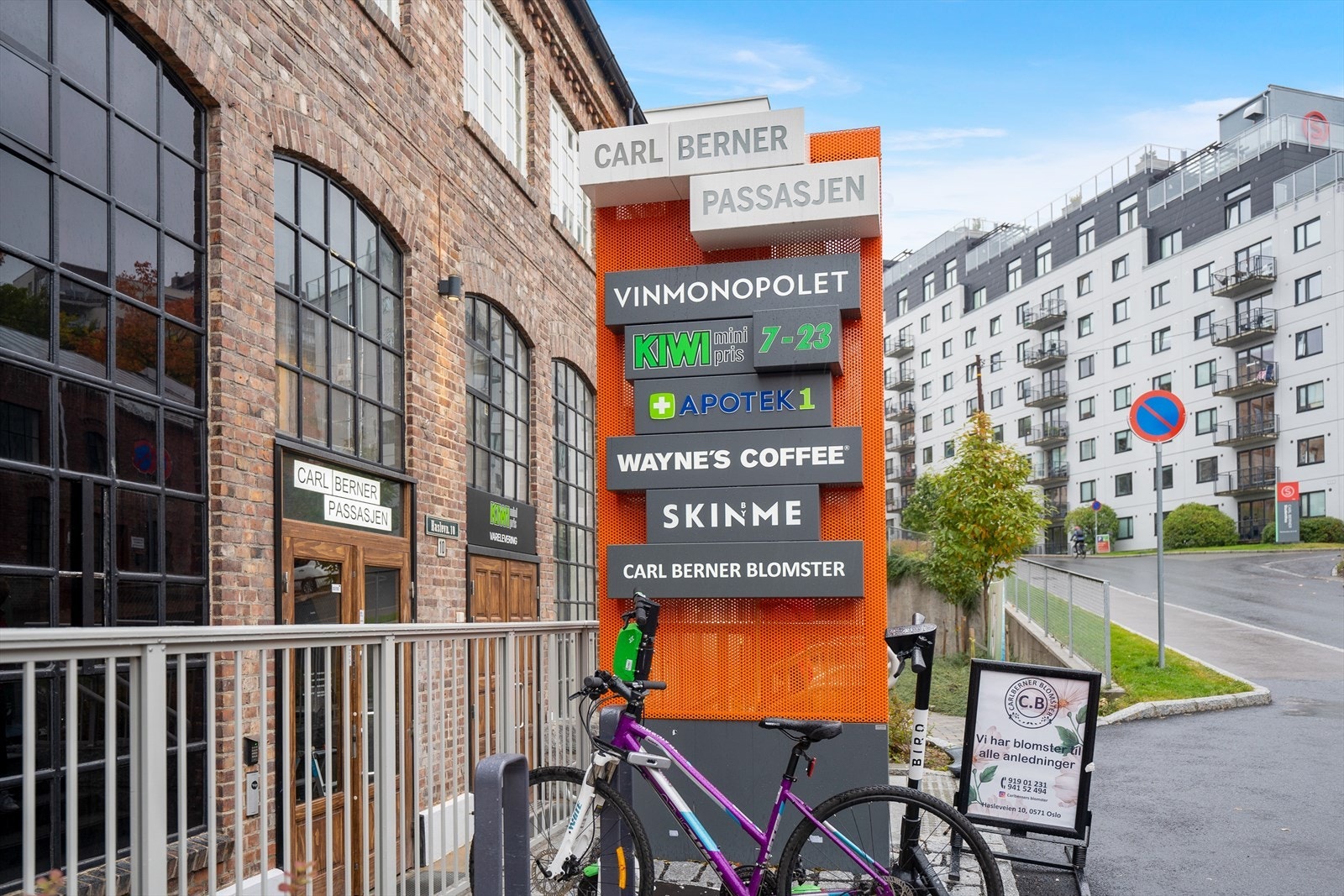 Her bor man i kort avstand til Carl Berner passasjen. Galleribilde