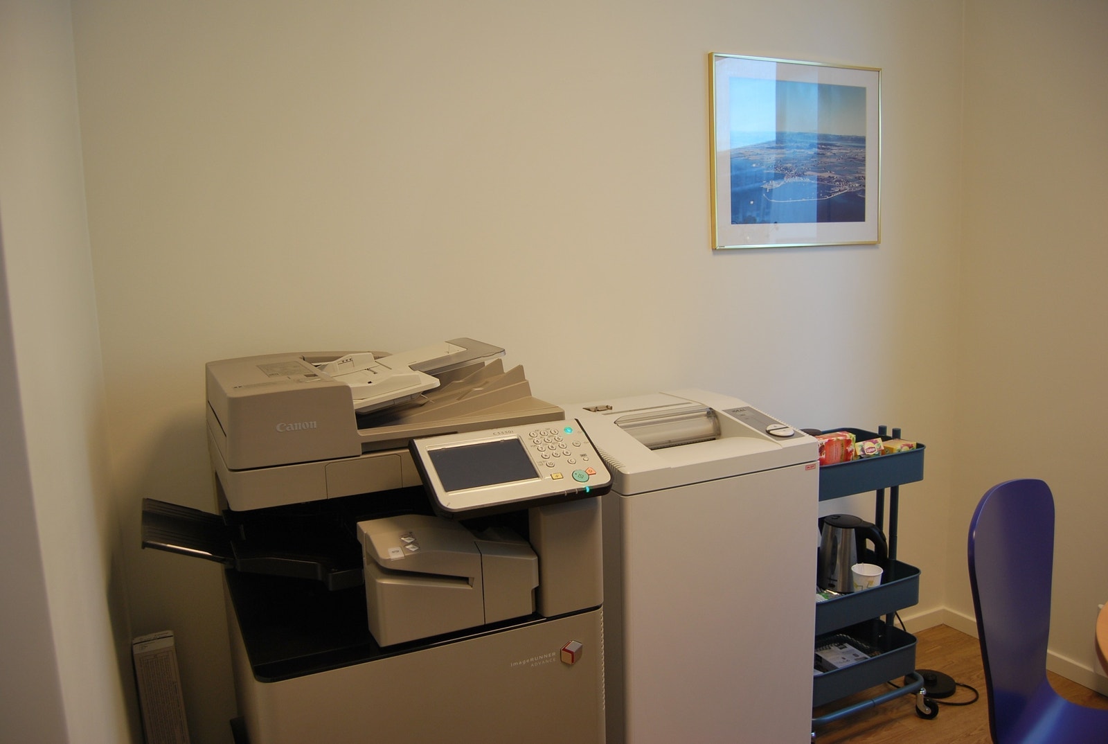 Kopi og scanning har man fri tilgang til som en del av leien. Galleribilde